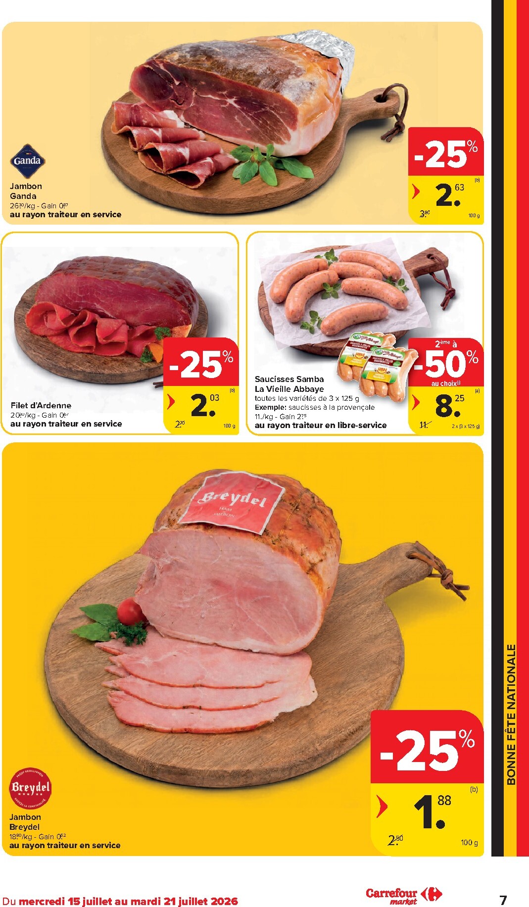 carrefour-market - Carrefour Market folder voor volgende week van woensdag 15/07/2026 tot dinsdag 21/07/2026 - page: 7