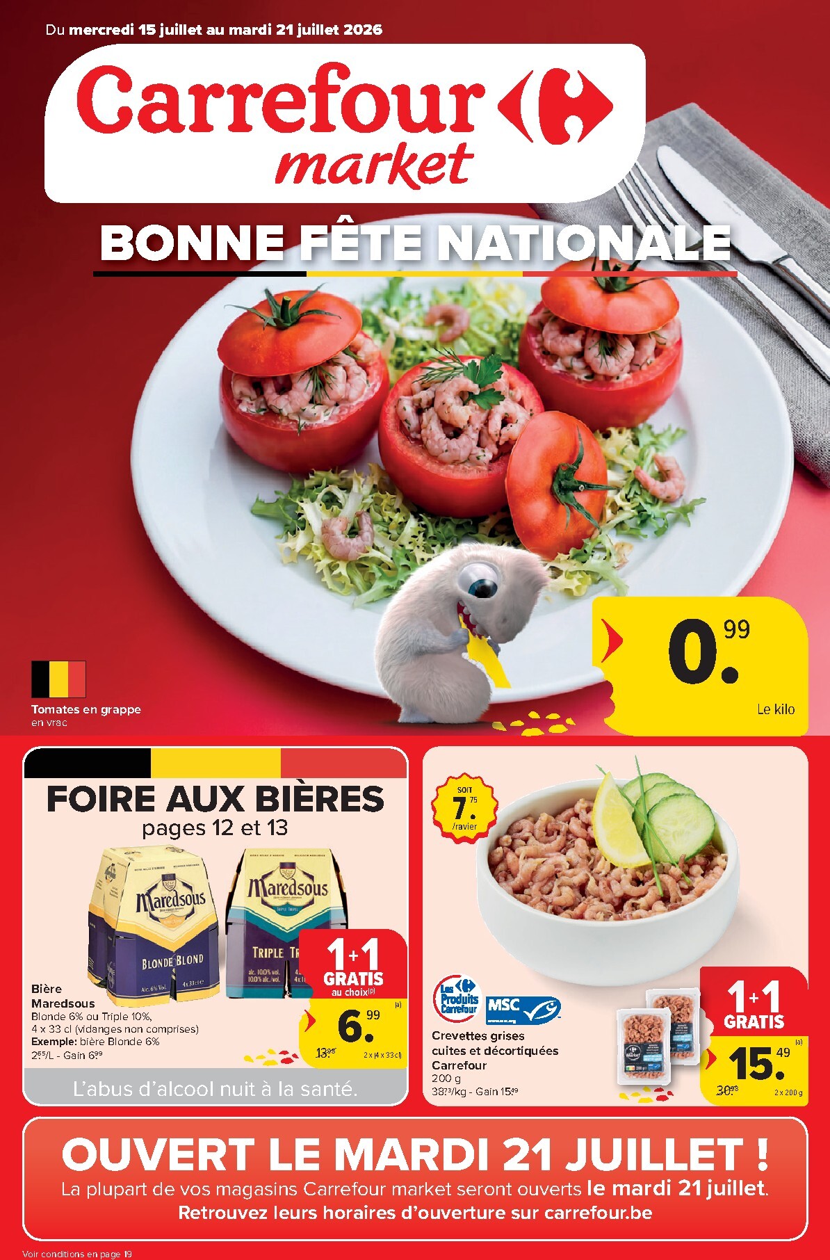 carrefour-market - Carrefour Market folder voor volgende week van woensdag 15/07/2026 tot dinsdag 21/07/2026