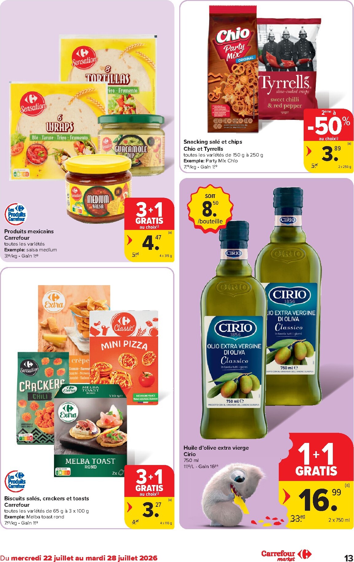carrefour-market - Carrefour Market folder voor volgende week van woensdag 22/07/2026 tot dinsdag 28/07/2026 - page: 13