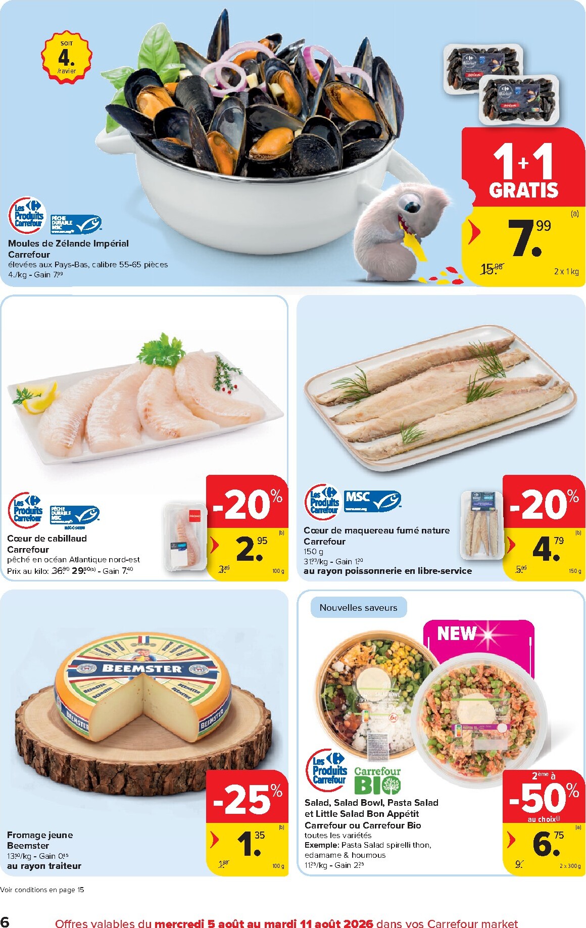 carrefour-market - Carrefour Market folder voor volgende week van woensdag 05/08/2026 tot dinsdag 11/08/2026 - page: 6