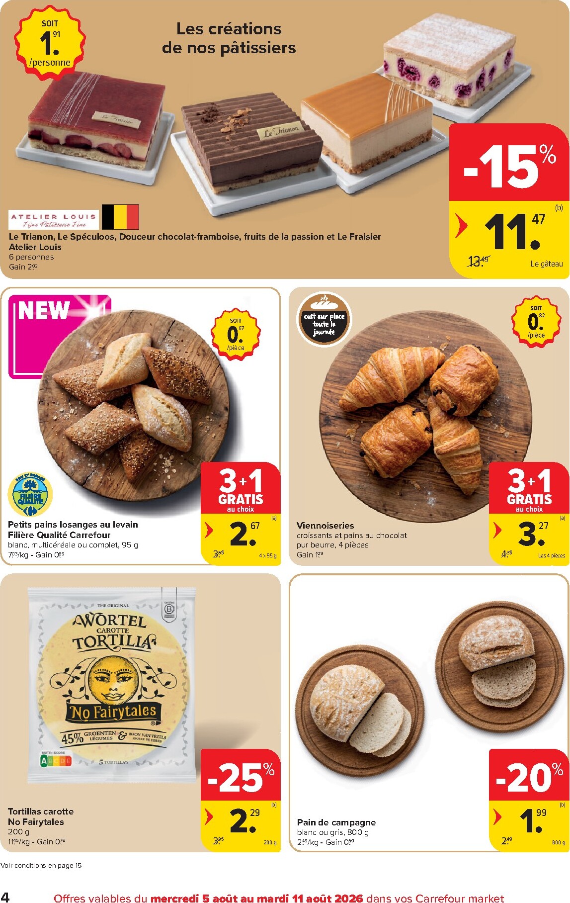 carrefour-market - Carrefour Market folder voor volgende week van woensdag 05/08/2026 tot dinsdag 11/08/2026 - page: 4