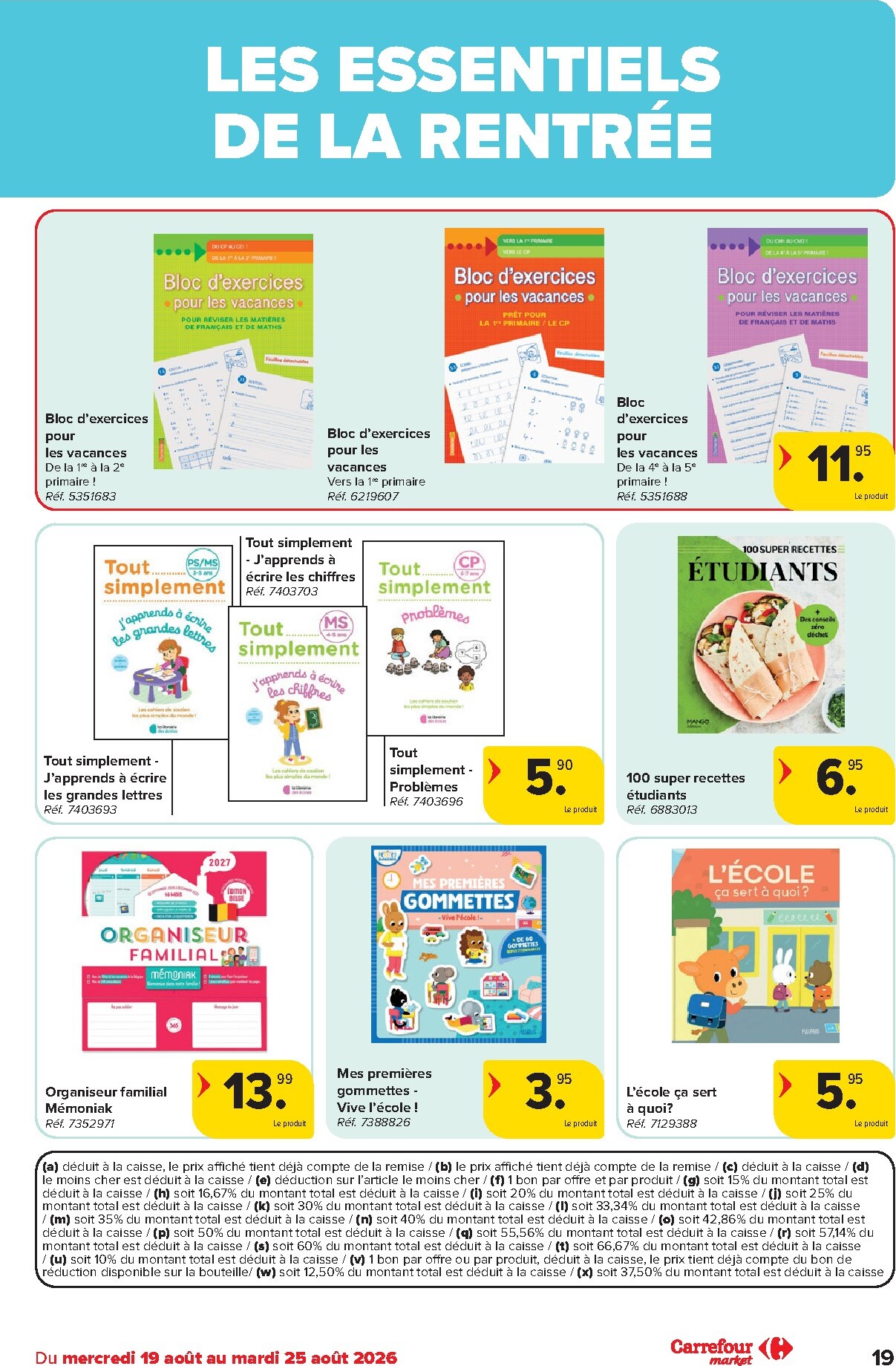 carrefour-market - Carrefour Market folder voor volgende week van woensdag 19/08/2026 tot dinsdag 25/08/2026 - page: 19
