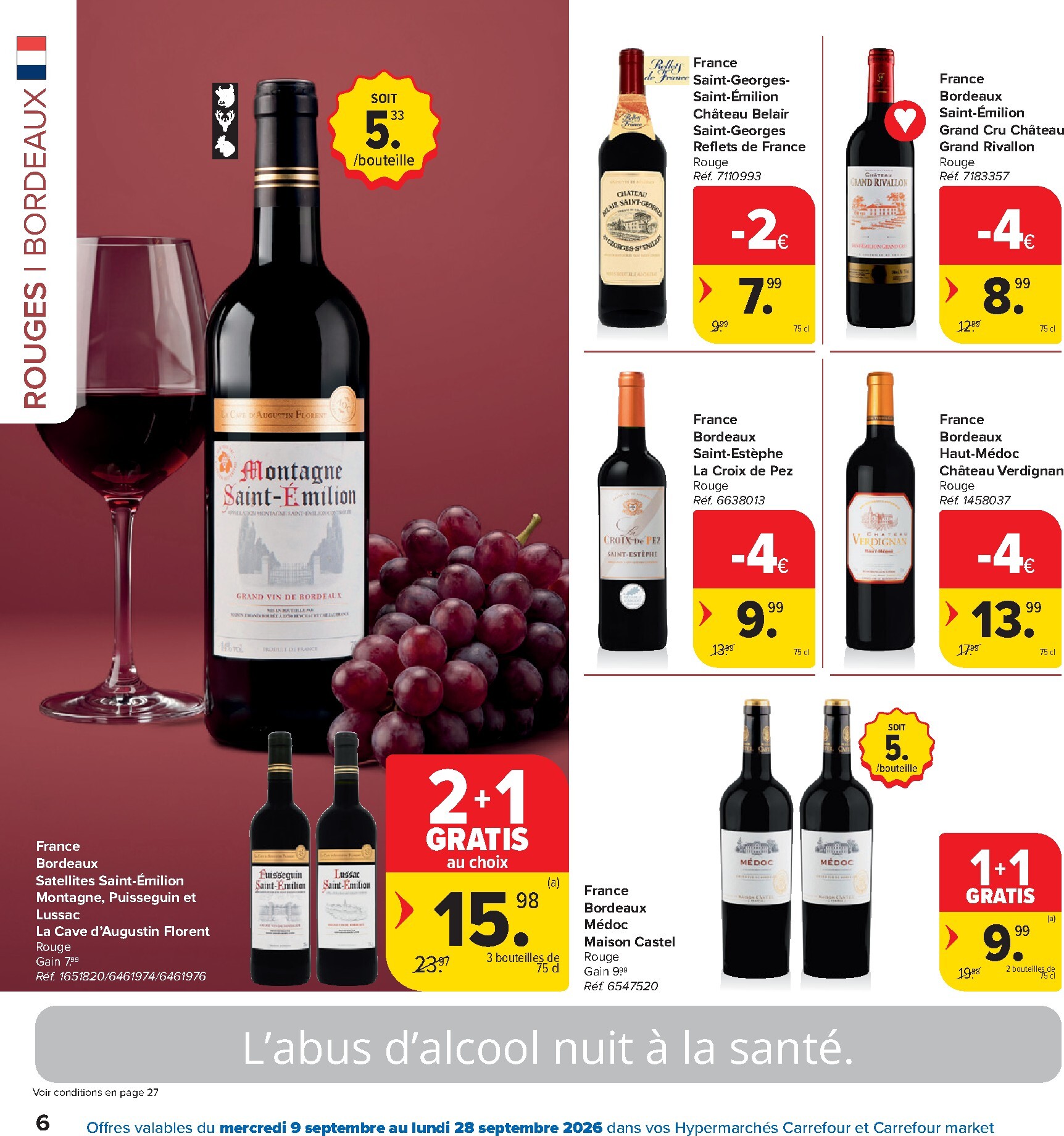 carrefour-market - Carrefour Market - Catalogue Foire aux vins folder voor volgende week van woensdag 09/09/2026 tot maandag 28/09/2026 - page: 6