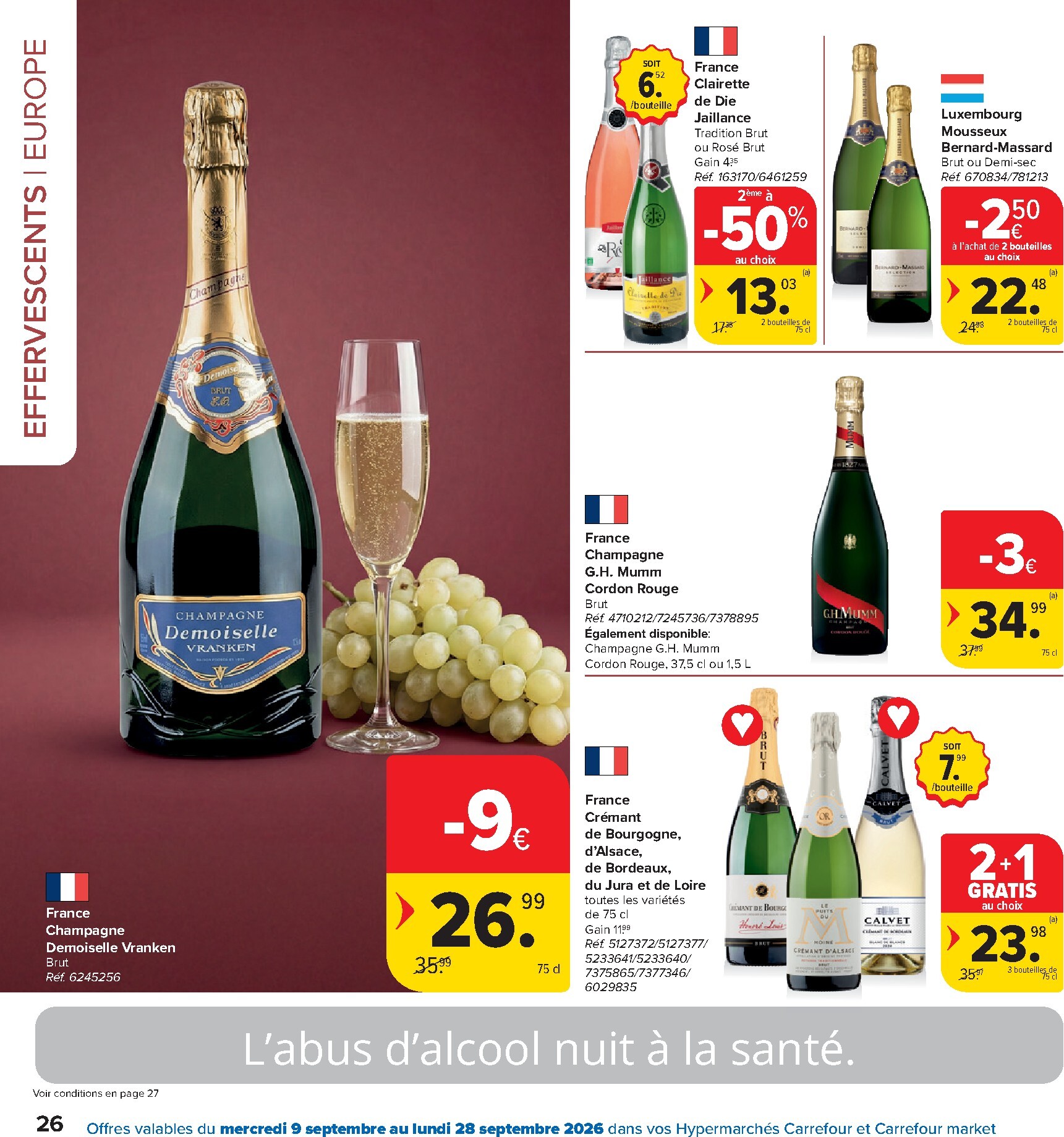 carrefour-market - Carrefour Market - Catalogue Foire aux vins folder voor volgende week van woensdag 09/09/2026 tot maandag 28/09/2026 - page: 26