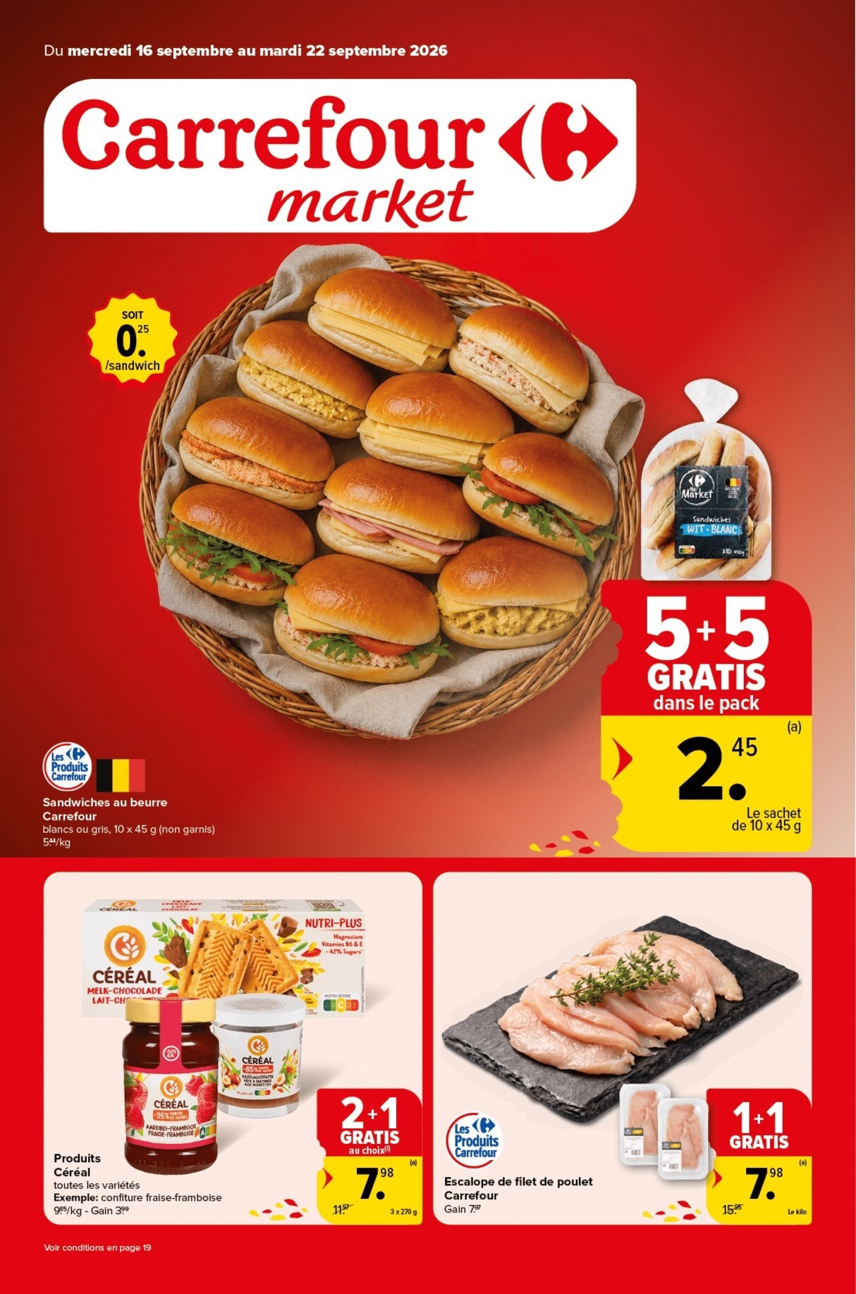 carrefour-market - Toekomstige Carrefour Market folder geldig van woensdag 16/09/2026 tot dinsdag 22/09/2026 - page: 1