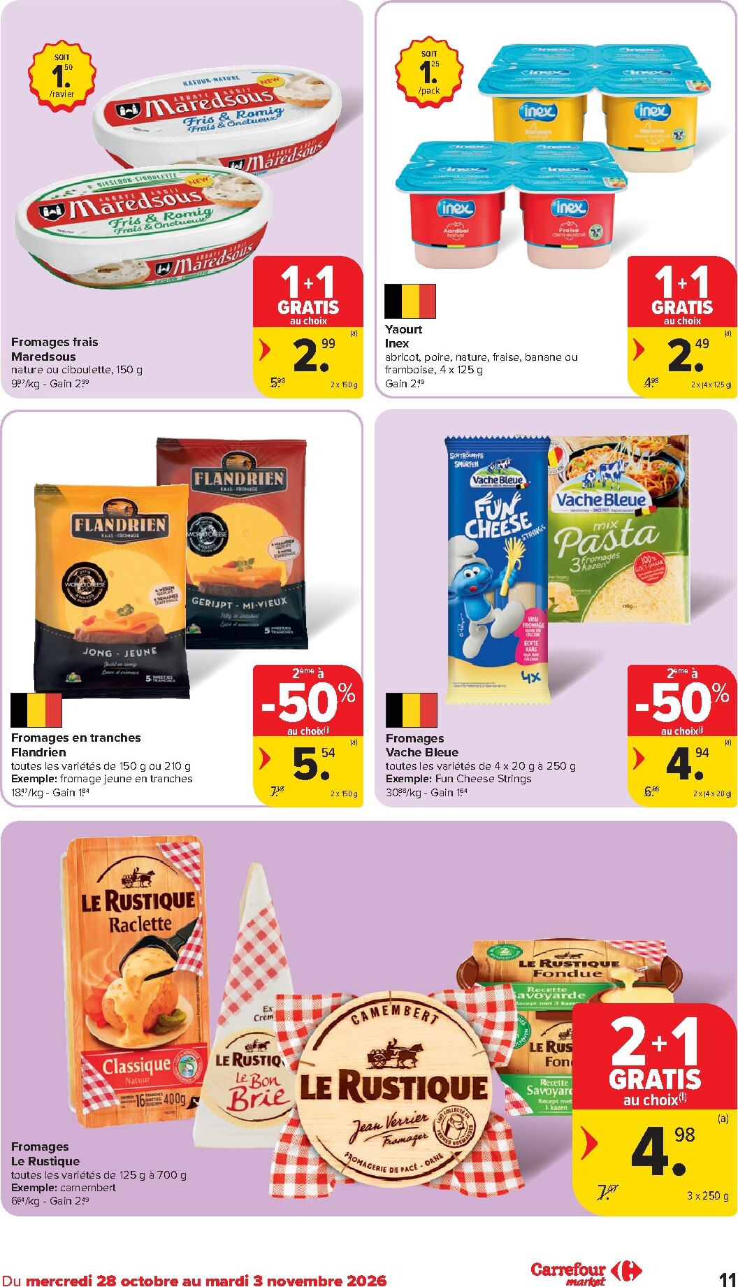 carrefour-market - Carrefour Market folder voor volgende week van woensdag 28/10/2026 tot dinsdag 03/11/2026 - page: 11