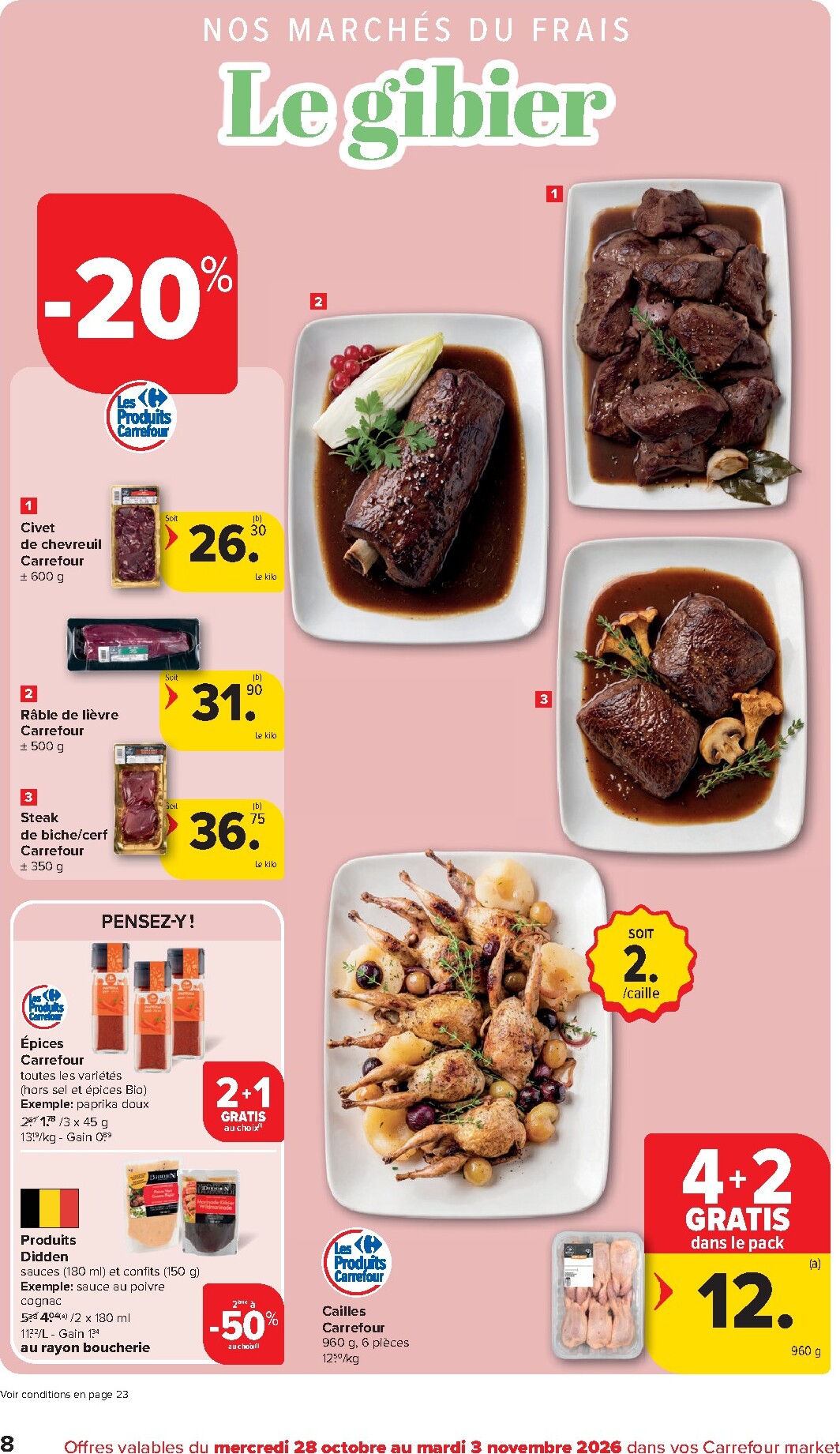 carrefour-market - Carrefour Market folder voor volgende week van woensdag 28/10/2026 tot dinsdag 03/11/2026 - page: 8