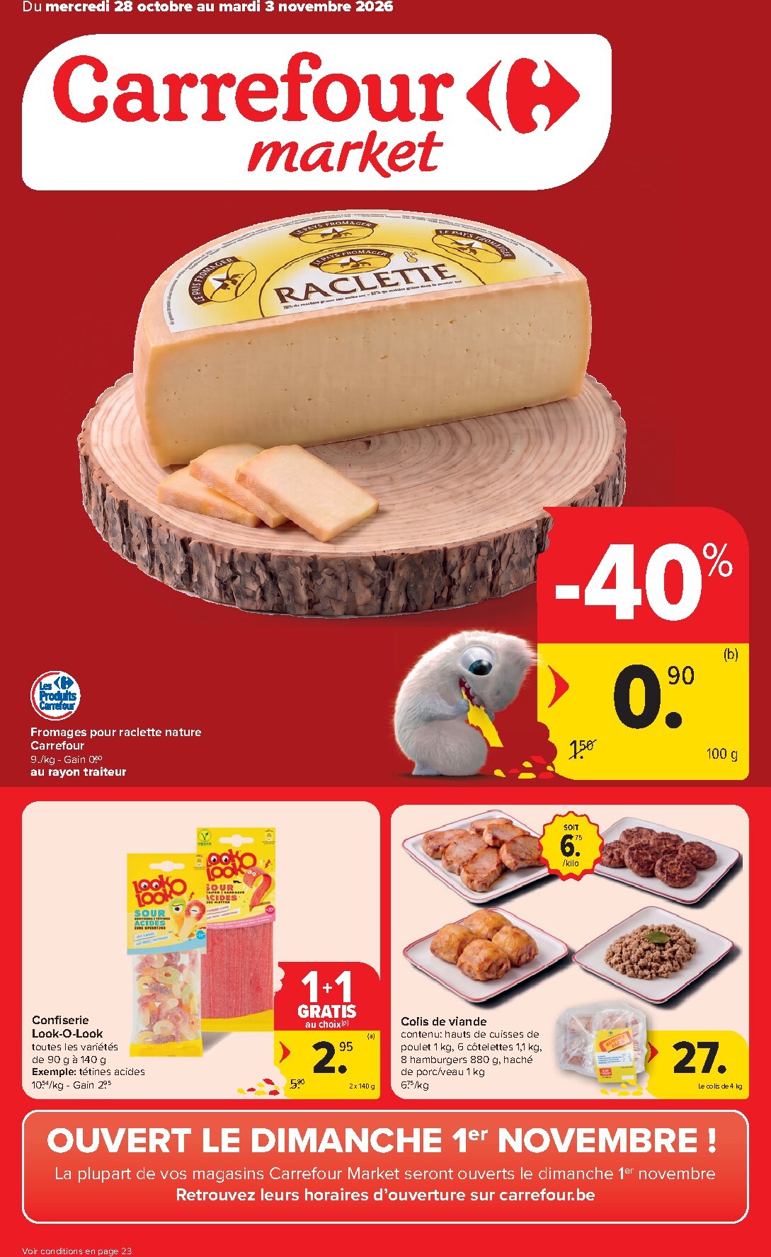 carrefour-market - Carrefour Market folder voor volgende week van woensdag 28/10/2026 tot dinsdag 03/11/2026 - page: 1