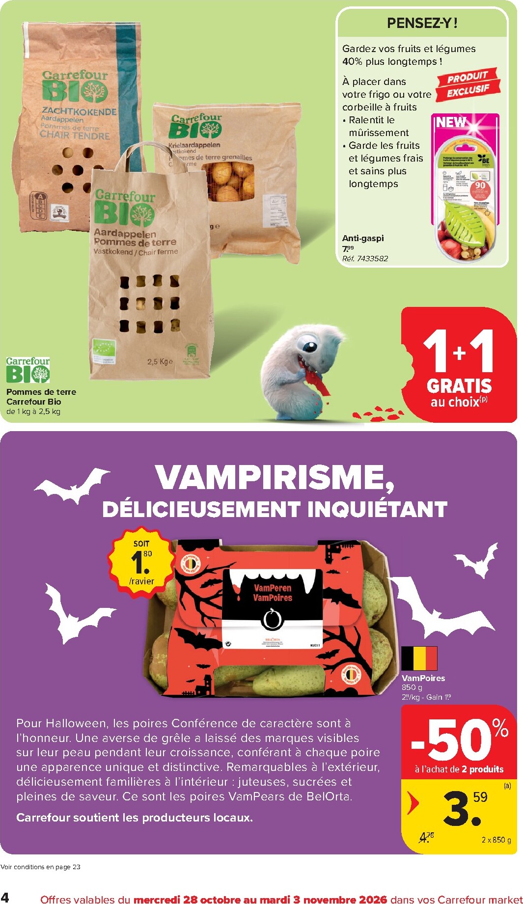 carrefour-market - Carrefour Market folder voor volgende week van woensdag 28/10/2026 tot dinsdag 03/11/2026 - page: 4