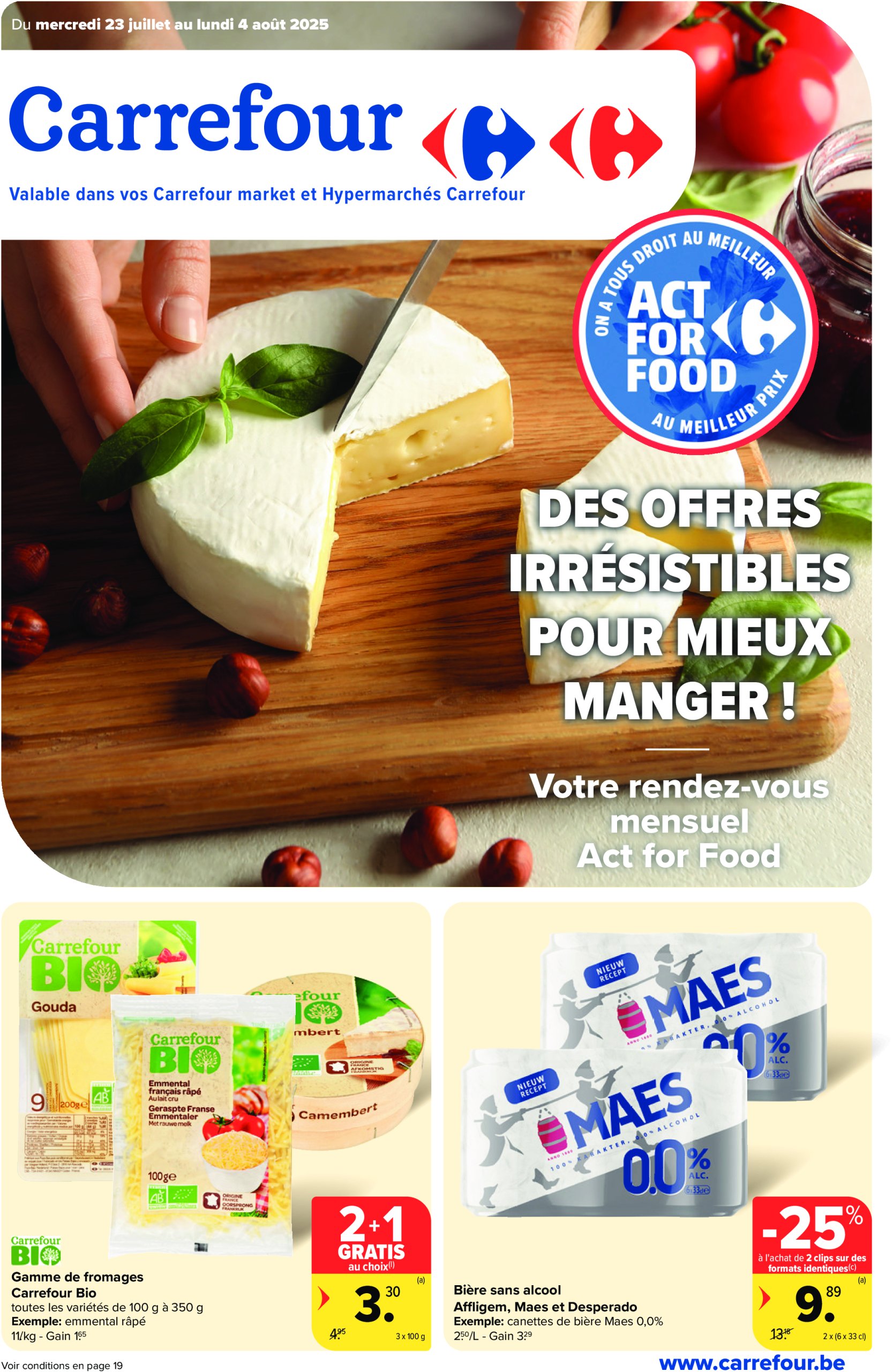 carrefour-market - Carrefour Market - Act for food folder geldig vanaf 23/07 - 04/08