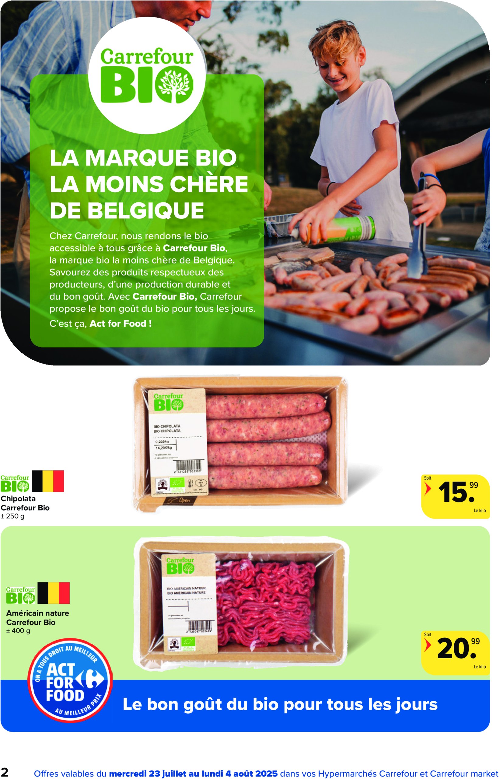 carrefour-market - Carrefour Market - Act for food folder geldig vanaf 23/07 - 04/08 - page: 2