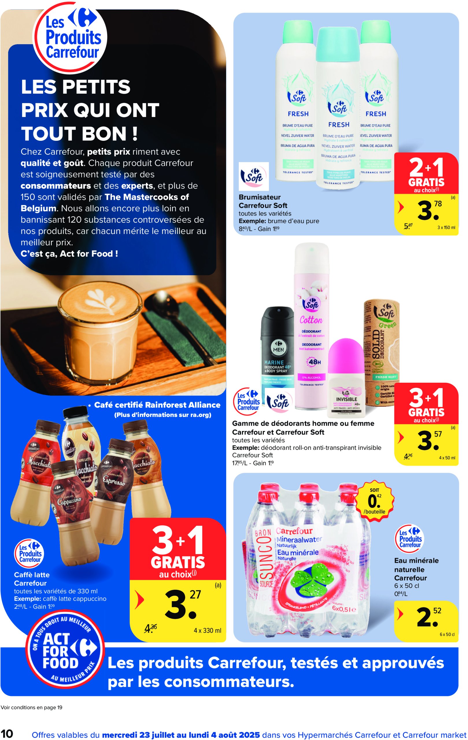 carrefour-market - Carrefour Market - Act for food folder geldig vanaf 23/07 - 04/08 - page: 10