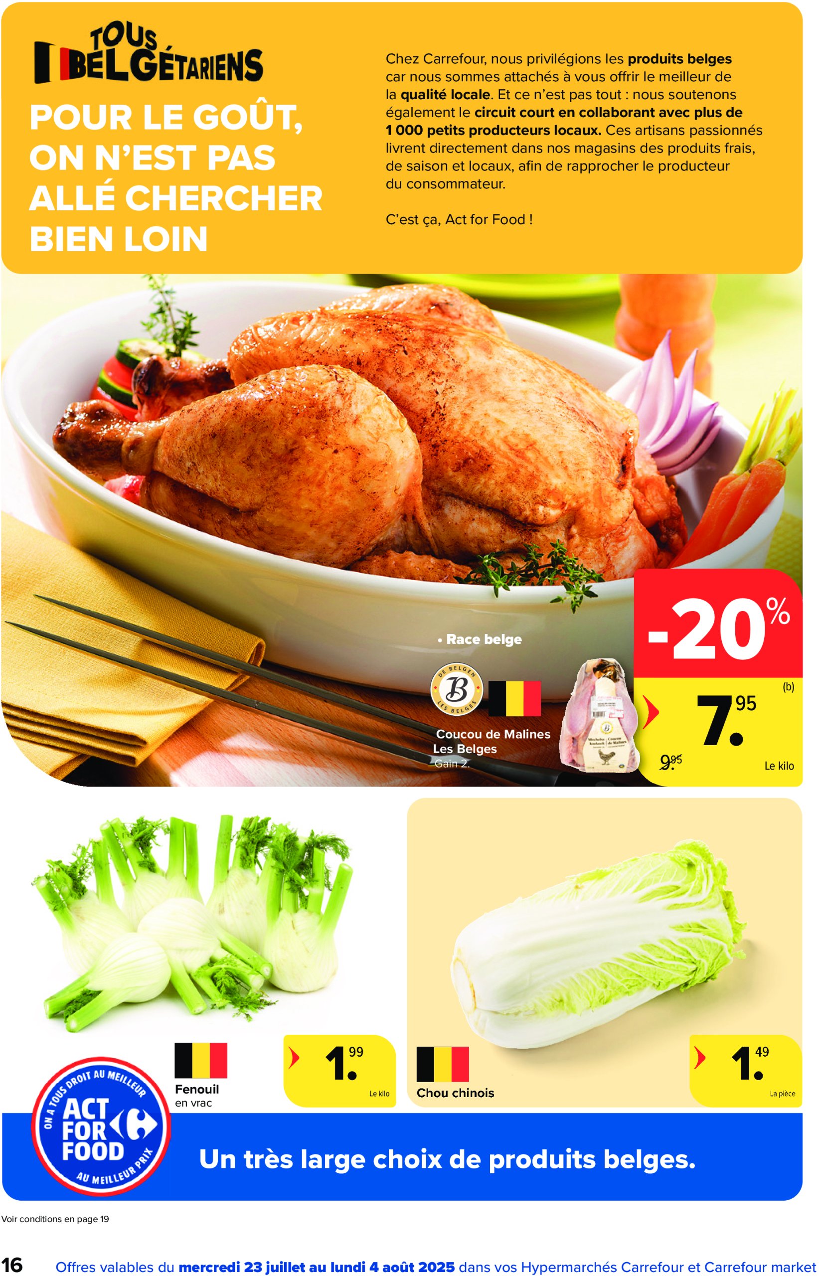 carrefour-market - Carrefour Market - Act for food folder geldig vanaf 23/07 - 04/08 - page: 16