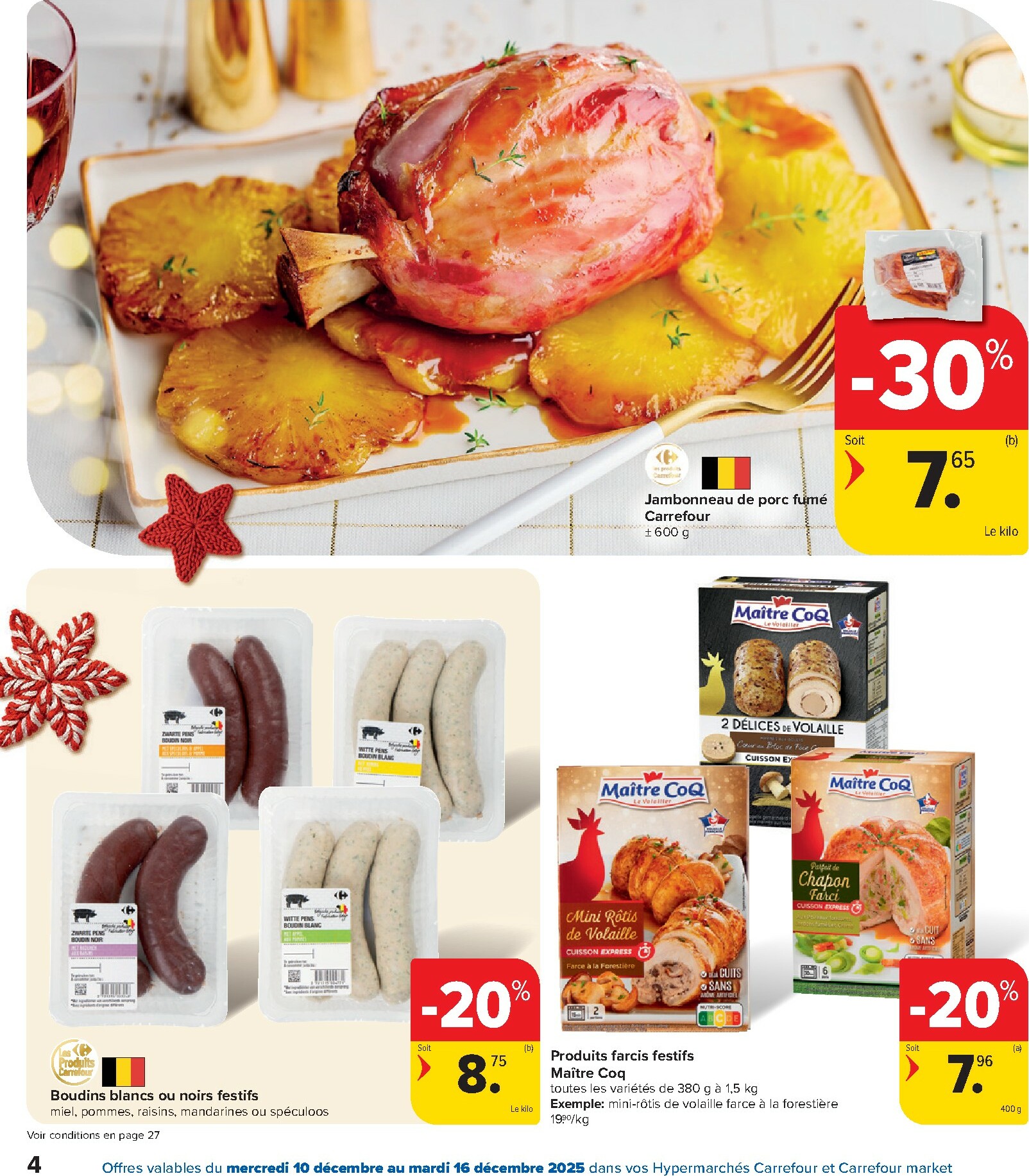 carrefour-market - De Carrefour folder geldig vanaf 10/12 t/m 16/12 - page: 4