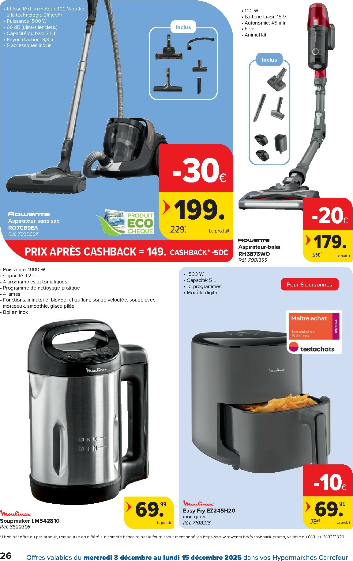 carrefour-market - De Carrefour Hypermarchés folder geldig vanaf 03/12 t/m 15/12 - page: 26