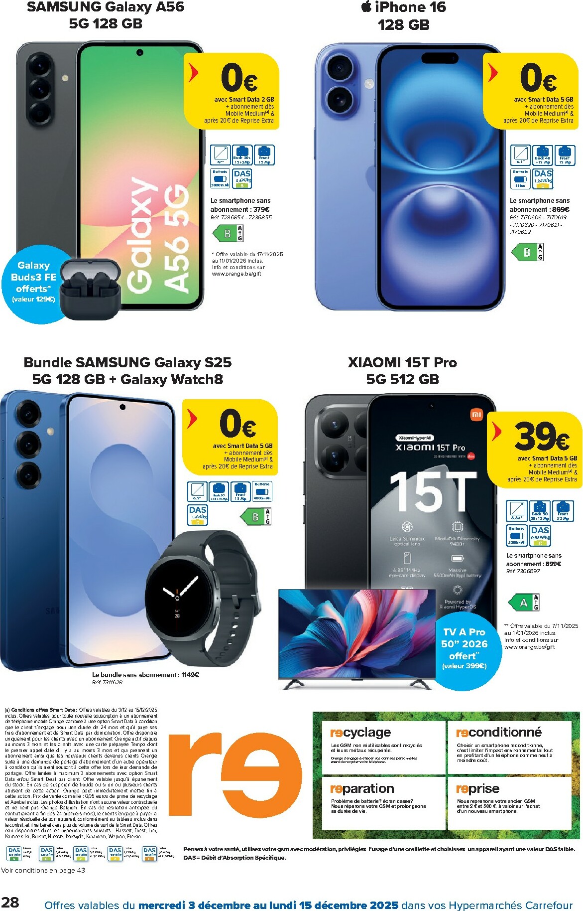 carrefour-market - De Carrefour Hypermarchés folder geldig vanaf 03/12 t/m 15/12 - page: 28