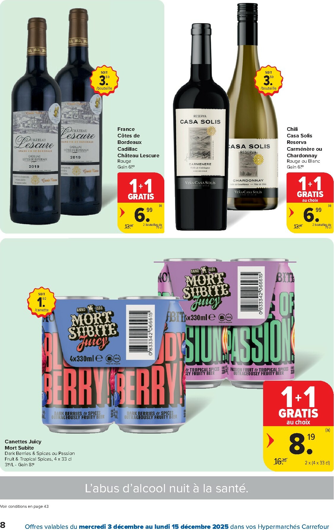 carrefour-market - De Carrefour Hypermarchés folder geldig vanaf 03/12 t/m 15/12 - page: 8