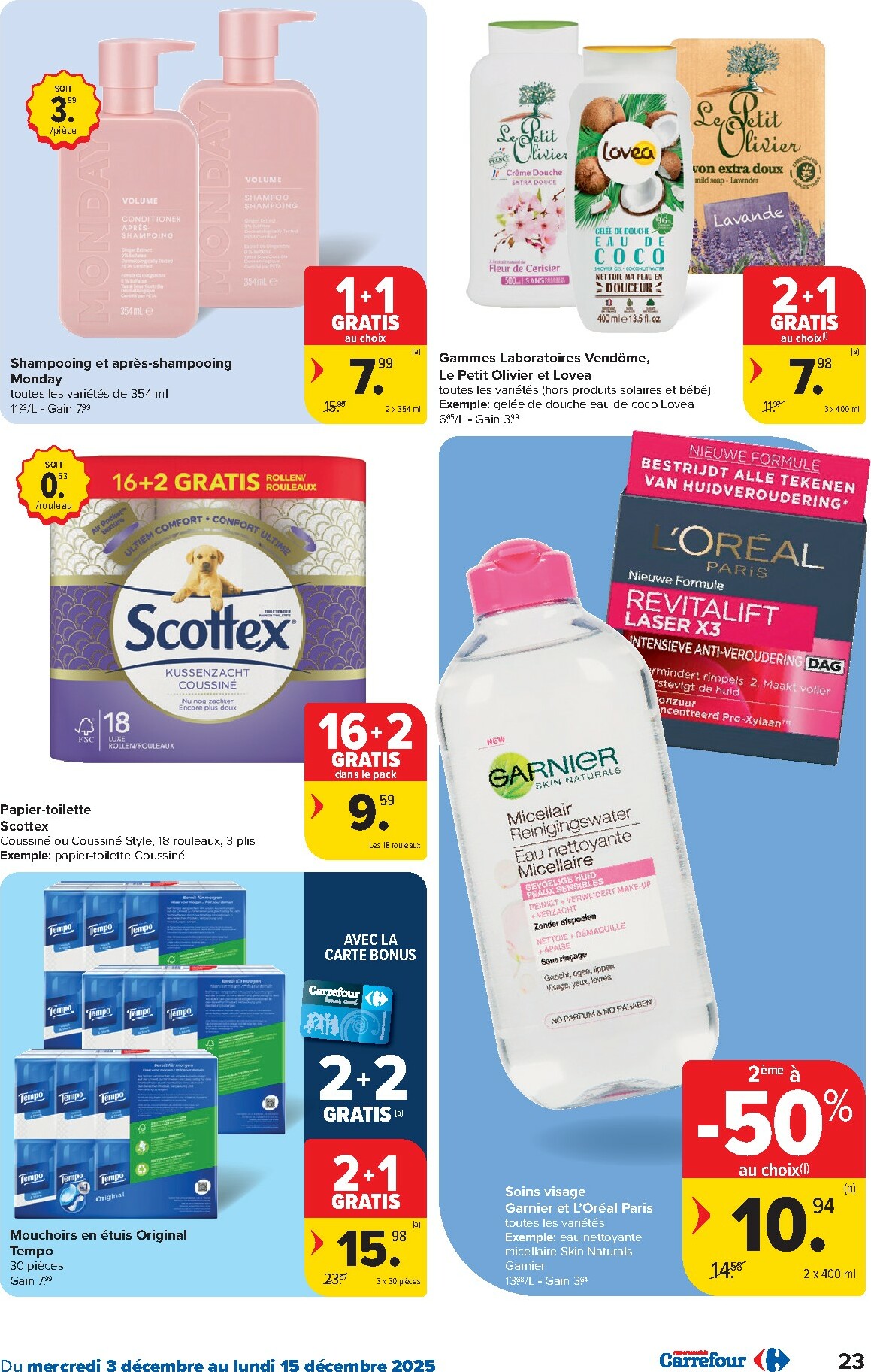 carrefour-market - De Carrefour Hypermarchés folder geldig vanaf 03/12 t/m 15/12 - page: 23