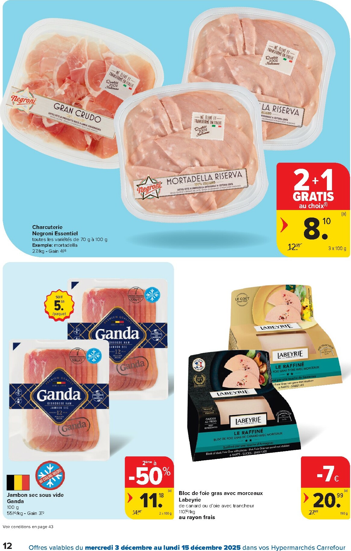 carrefour-market - De Carrefour Hypermarchés folder geldig vanaf 03/12 t/m 15/12 - page: 12