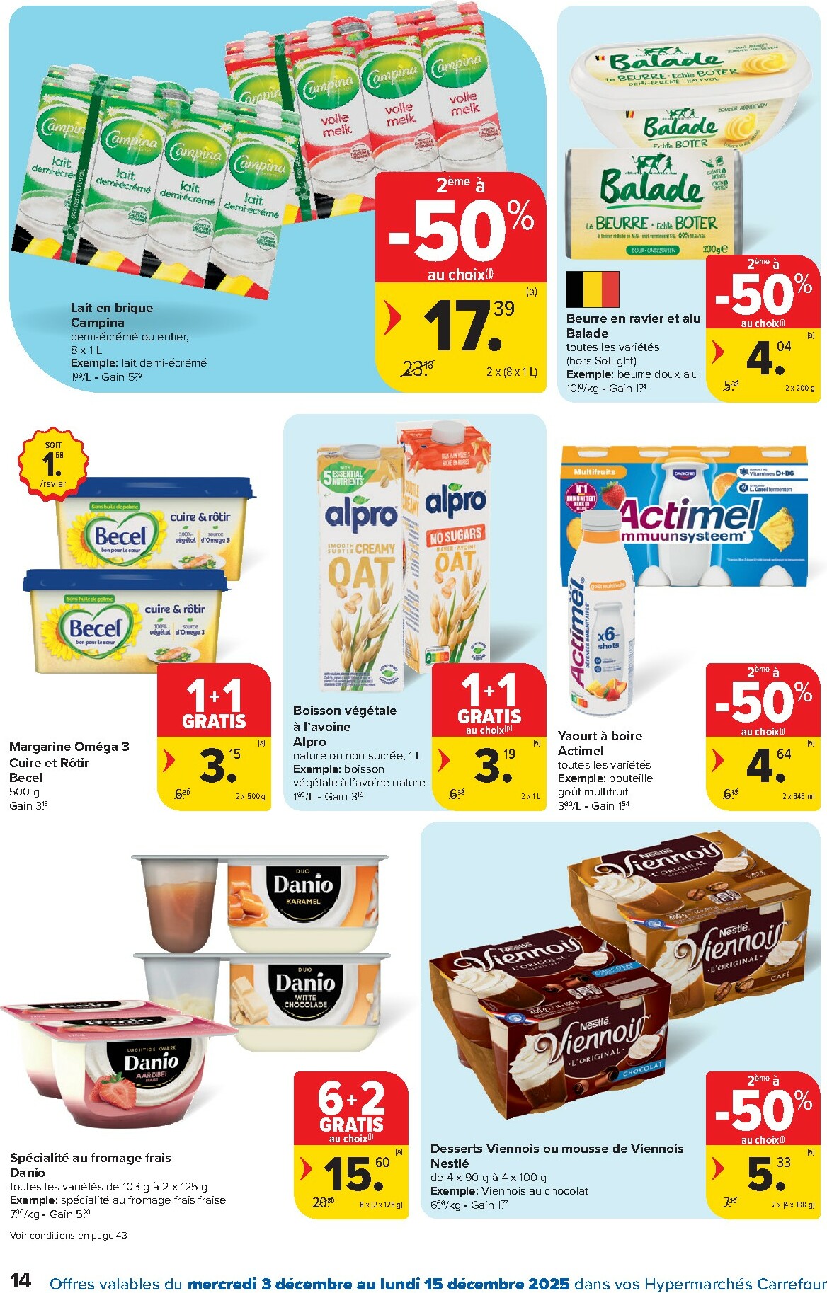 carrefour-market - De Carrefour Hypermarchés folder geldig vanaf 03/12 t/m 15/12 - page: 14
