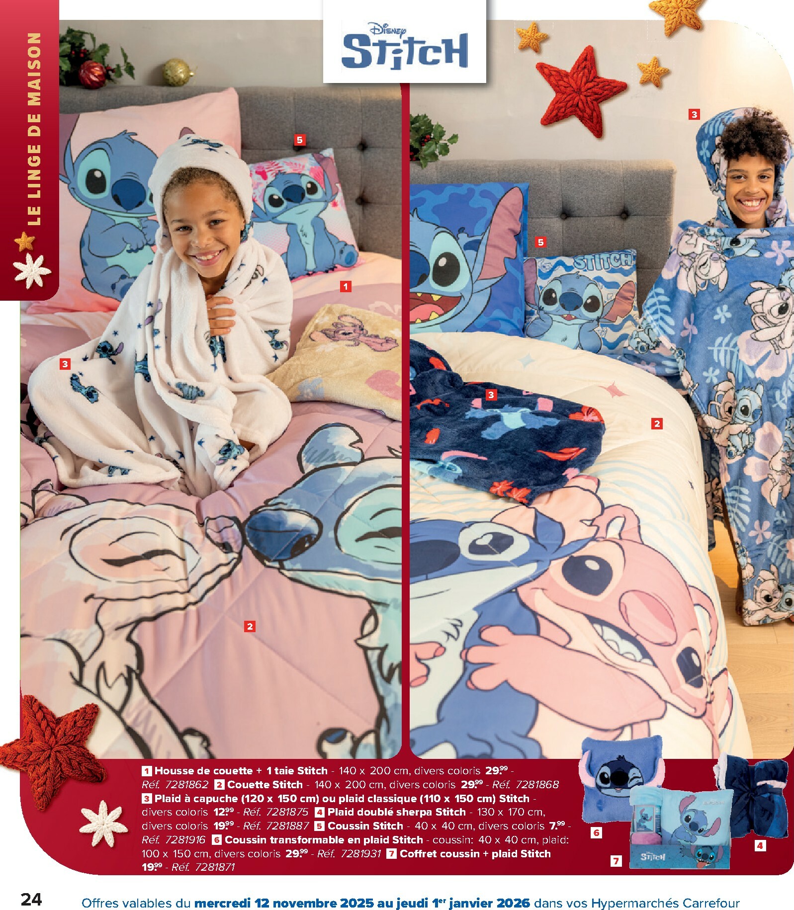 carrefour-market - De Carrefour Hypermarchés - Des fetes pour touts les goûts folder geldig vanaf 12/11 t/m 01/01 - page: 24