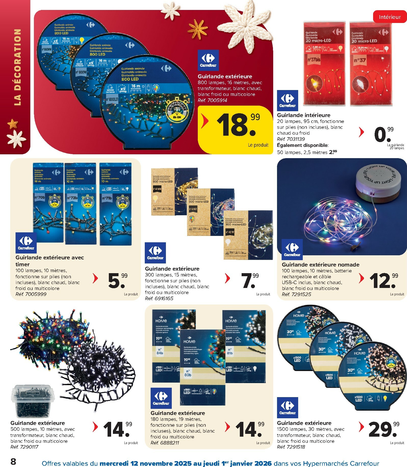 carrefour-market - De Carrefour Hypermarchés - Des fetes pour touts les goûts folder geldig vanaf 12/11 t/m 01/01 - page: 8