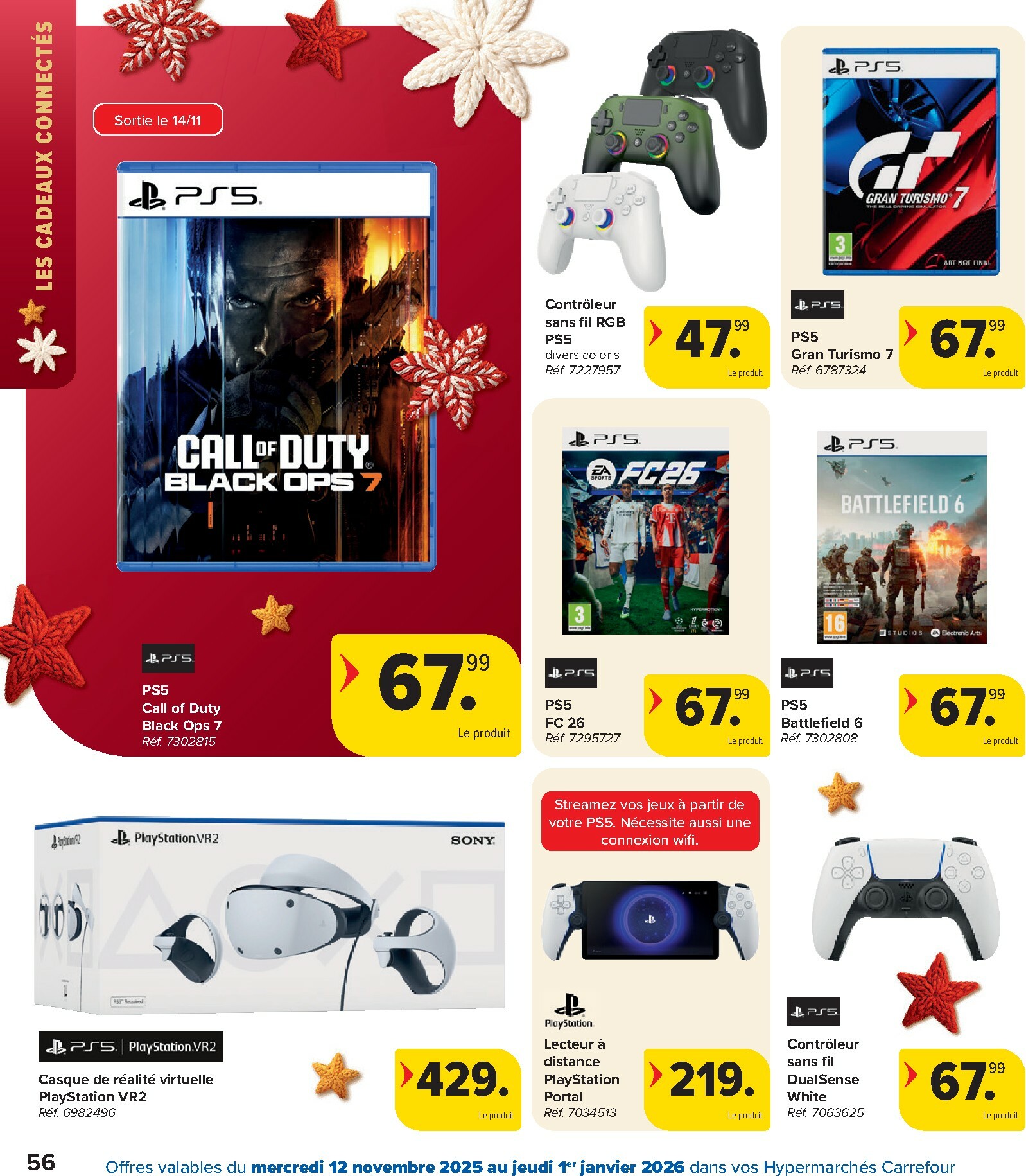 carrefour-market - De Carrefour Hypermarchés - Des fetes pour touts les goûts folder geldig vanaf 12/11 t/m 01/01 - page: 56