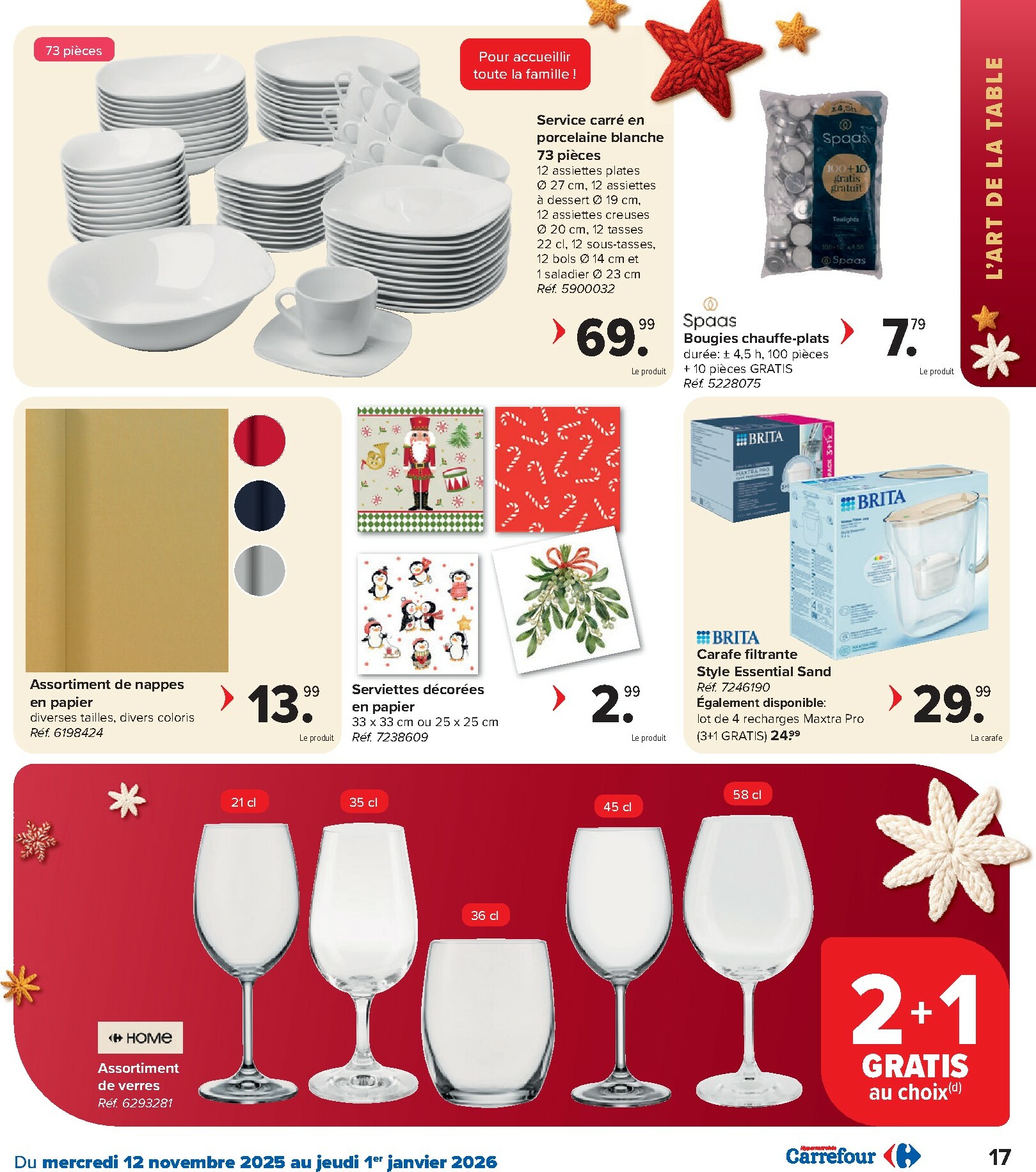 carrefour-market - De Carrefour Hypermarchés - Des fetes pour touts les goûts folder geldig vanaf 12/11 t/m 01/01 - page: 17