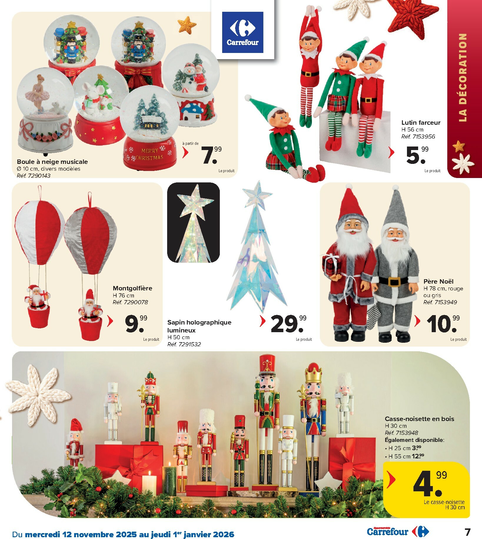 carrefour-market - De Carrefour Hypermarchés - Des fetes pour touts les goûts folder geldig vanaf 12/11 t/m 01/01 - page: 7