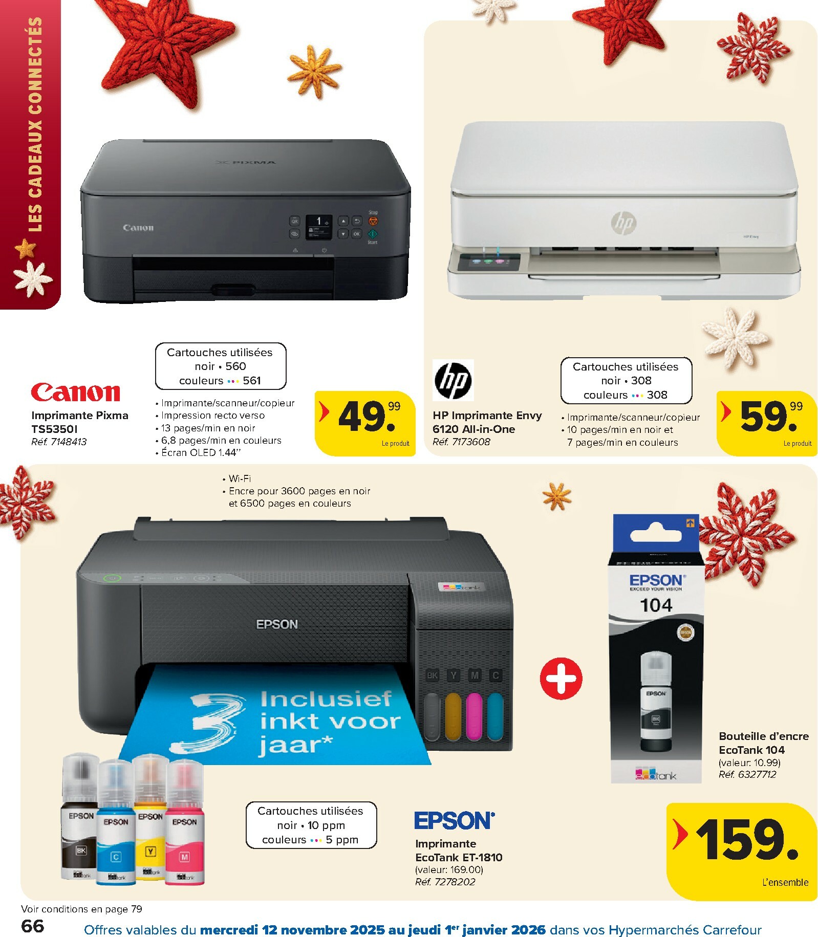 carrefour-market - De Carrefour Hypermarchés - Des fetes pour touts les goûts folder geldig vanaf 12/11 t/m 01/01 - page: 66