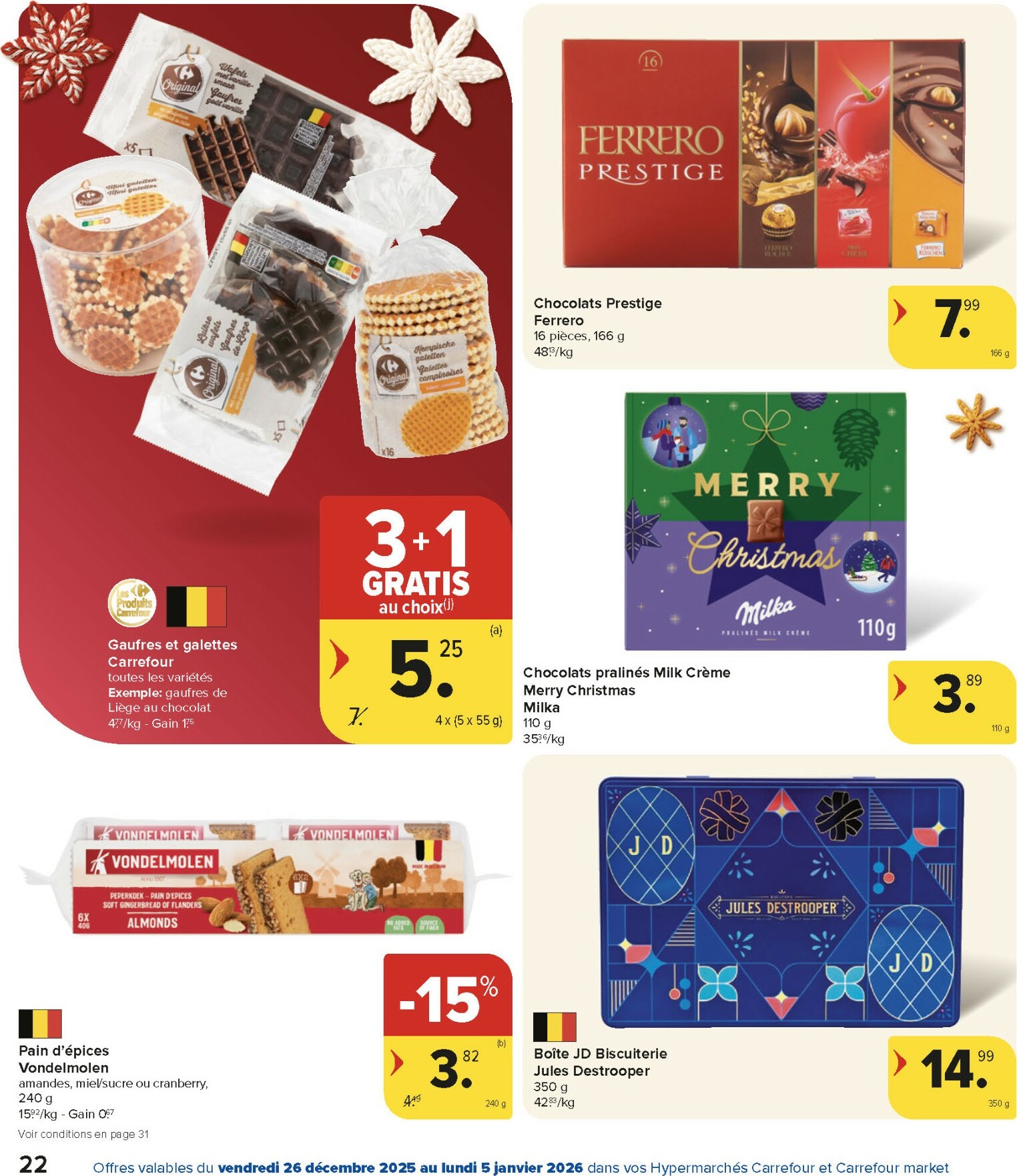 carrefour-market - De Carrefour Market folder geldig vanaf 26/12 t/m 05/01 - page: 22