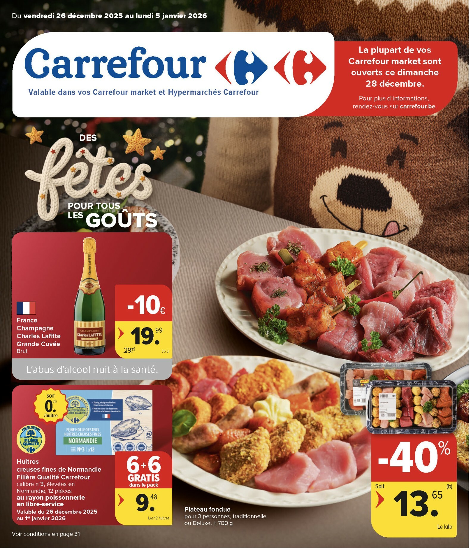 carrefour-market - De Carrefour Market folder geldig vanaf 26/12 t/m 05/01