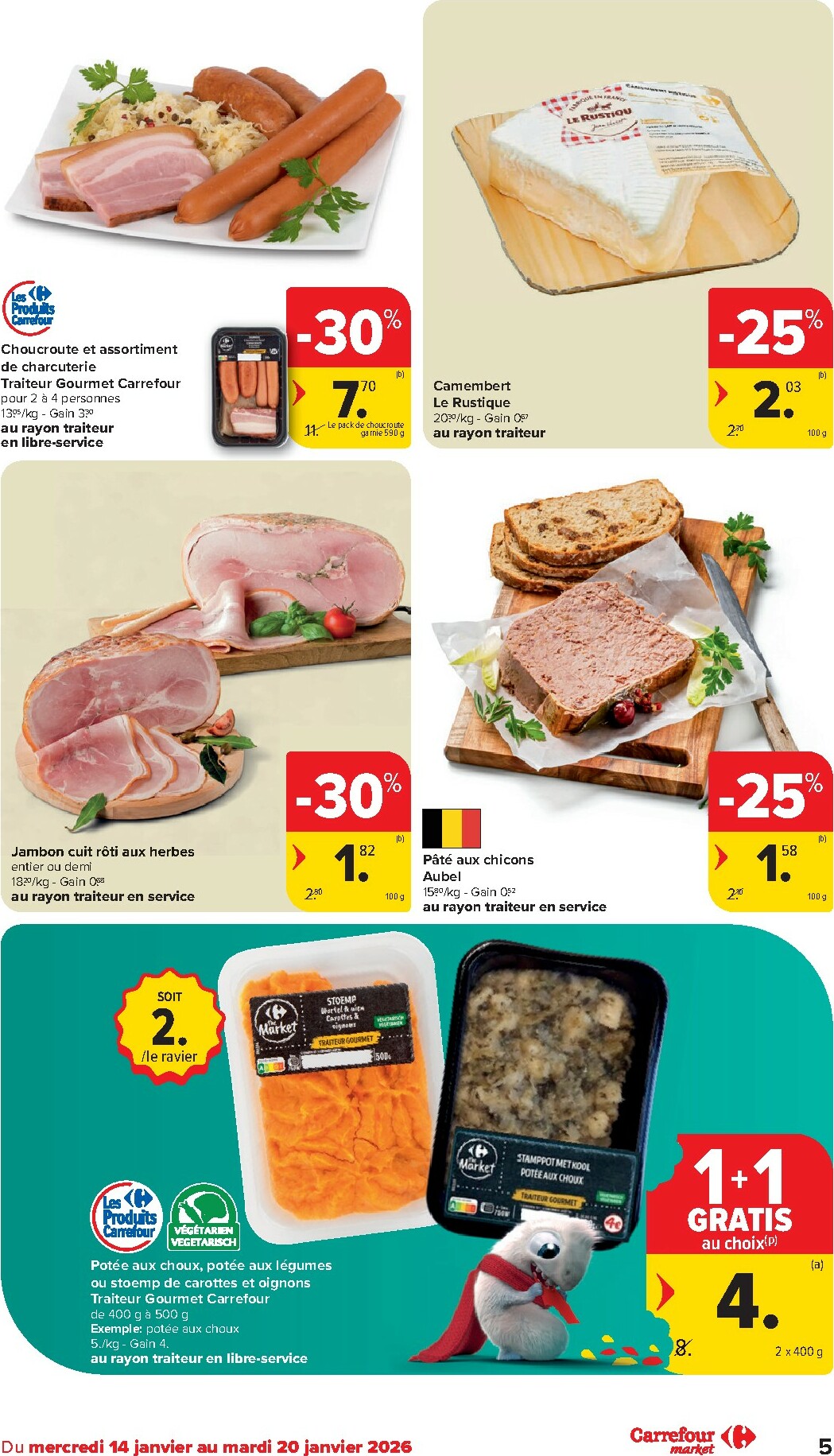 carrefour-market - De Carrefour Market folder geldig vanaf 14/01 t/m 20/01 - page: 5