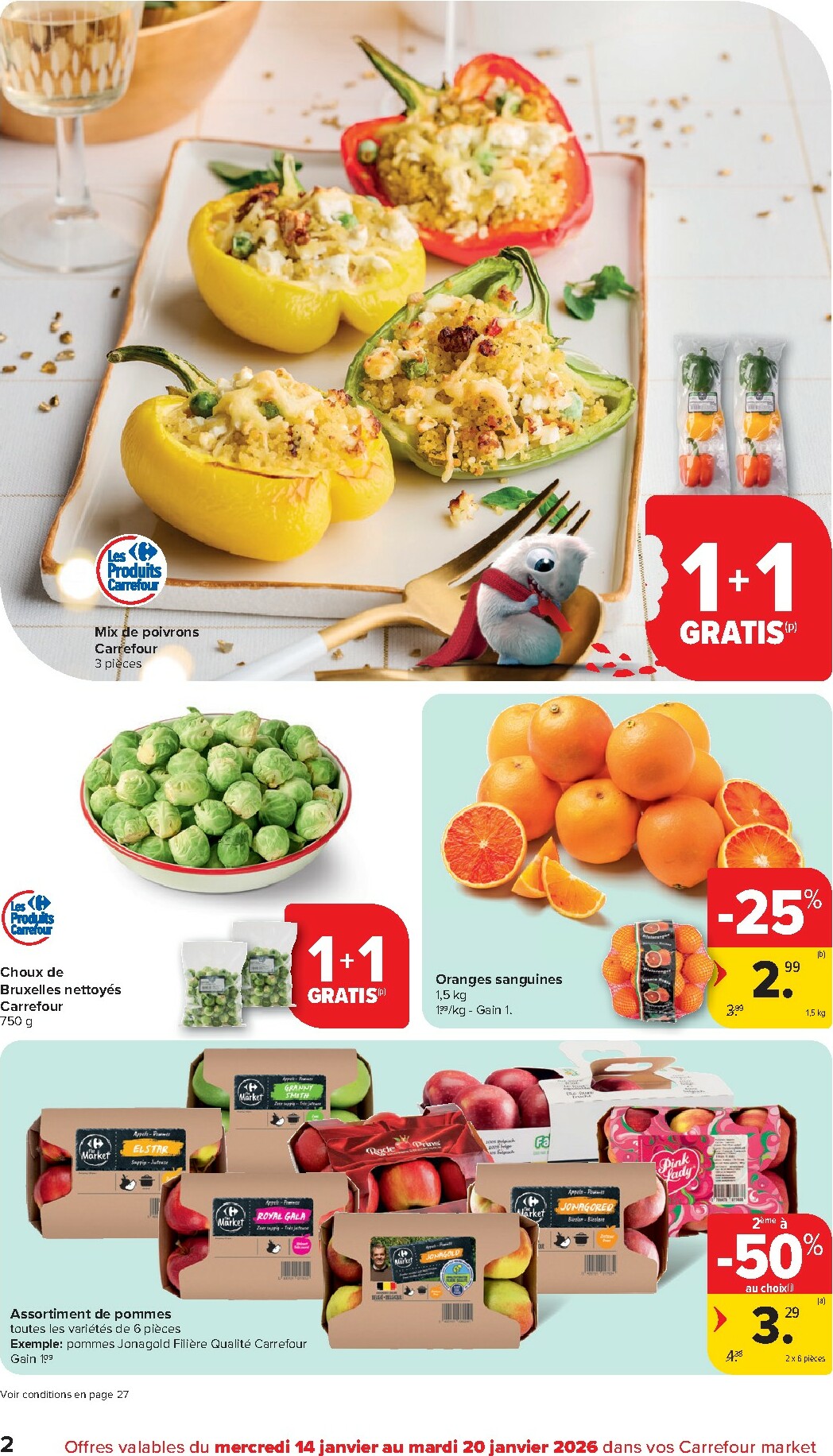 carrefour-market - De Carrefour Market folder geldig vanaf 14/01 t/m 20/01 - page: 2