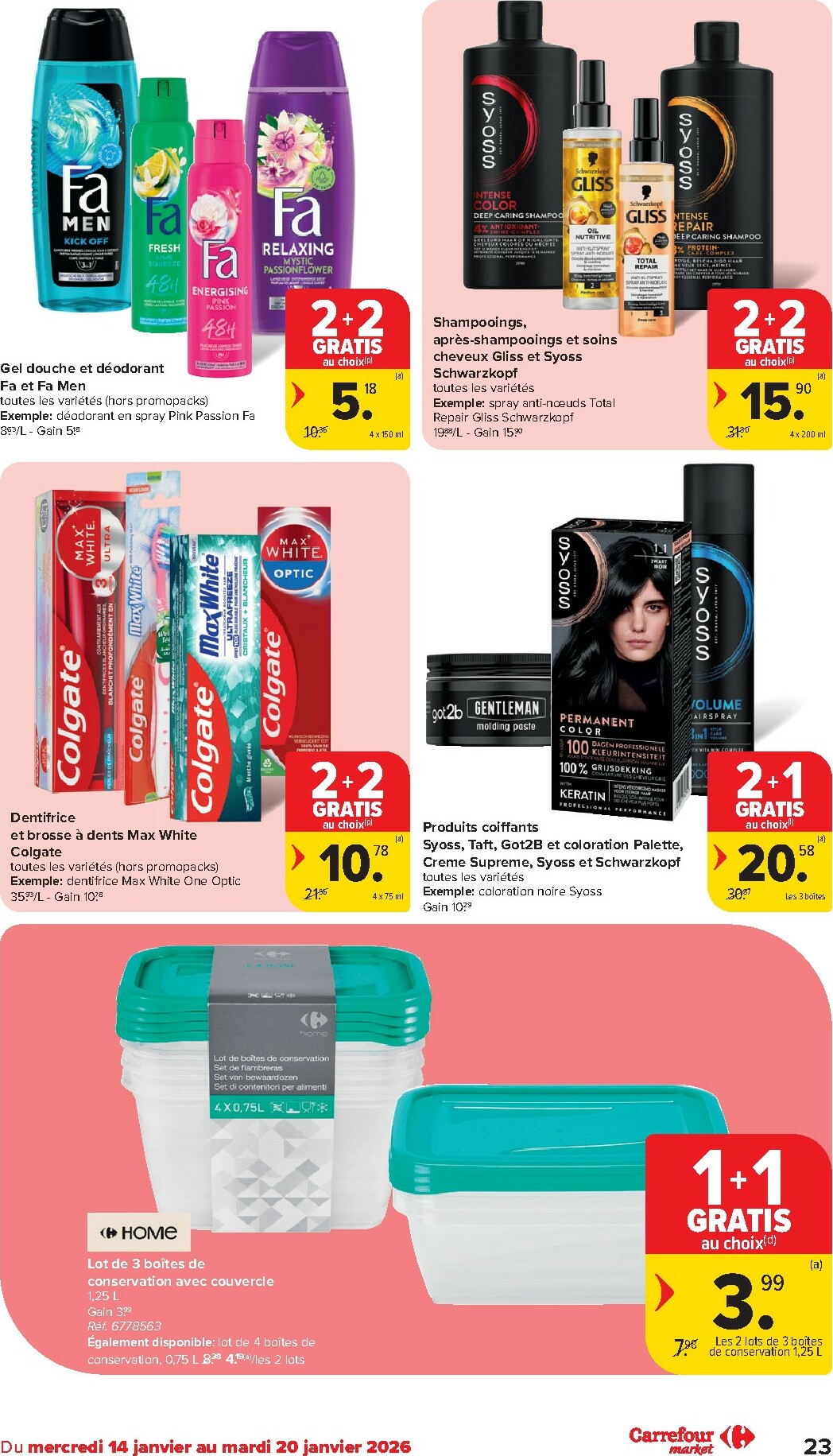 carrefour-market - De Carrefour Market folder geldig vanaf 14/01 t/m 20/01 - page: 23
