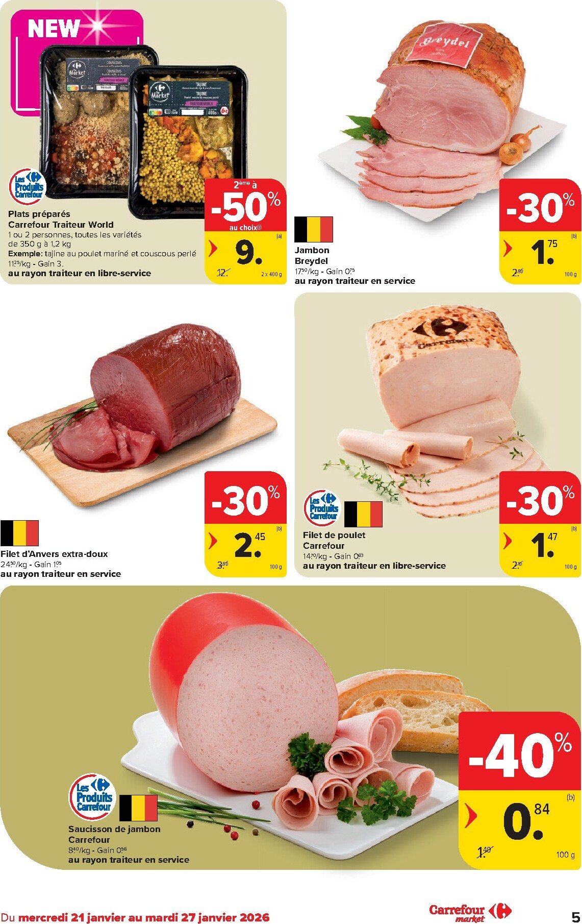 carrefour-market - De Carrefour Market folder geldig vanaf 21/01 t/m 27/01 - page: 5