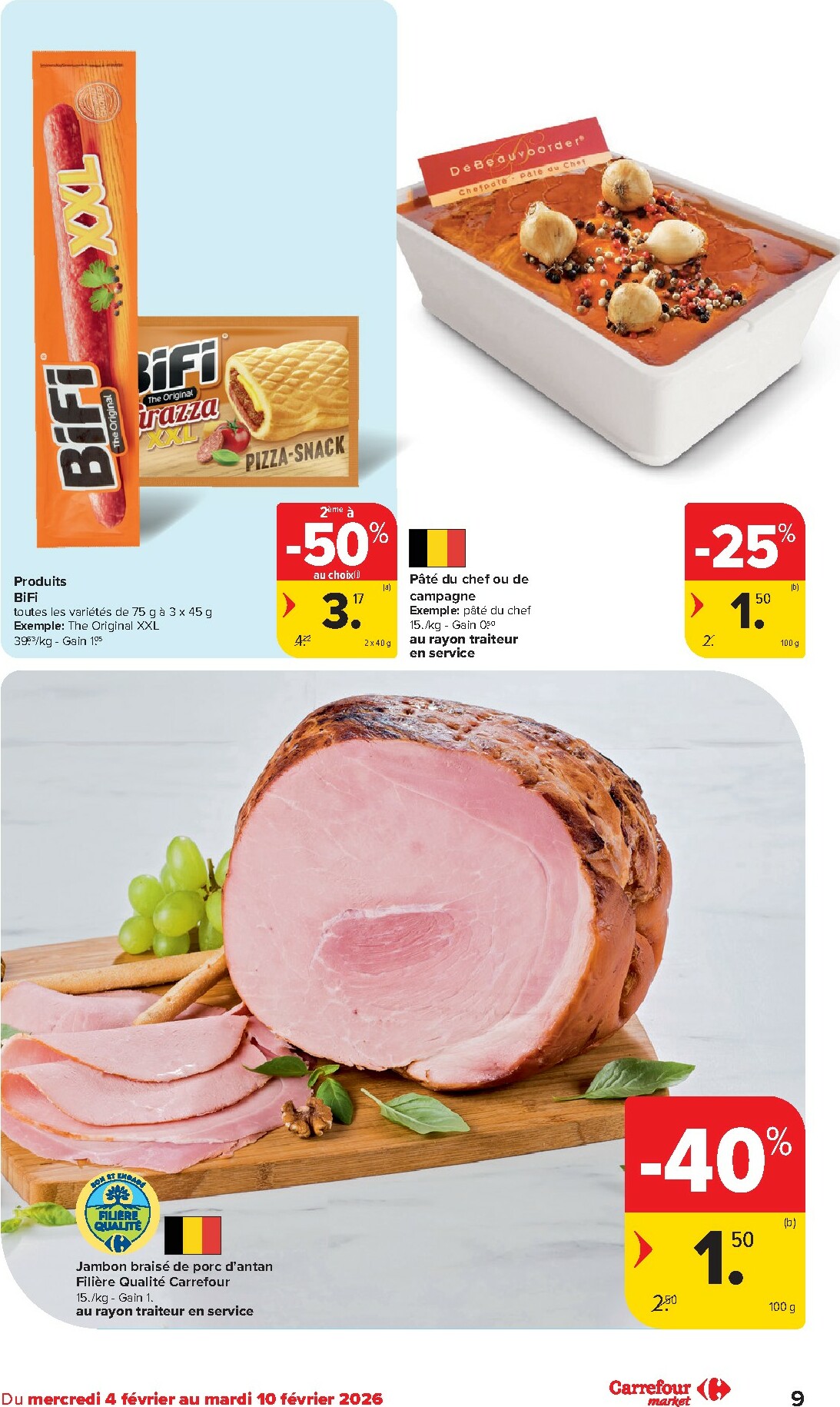 carrefour-market - De Carrefour Market folder geldig vanaf 04/02/2026 t/m 10/02/2026 - page: 9