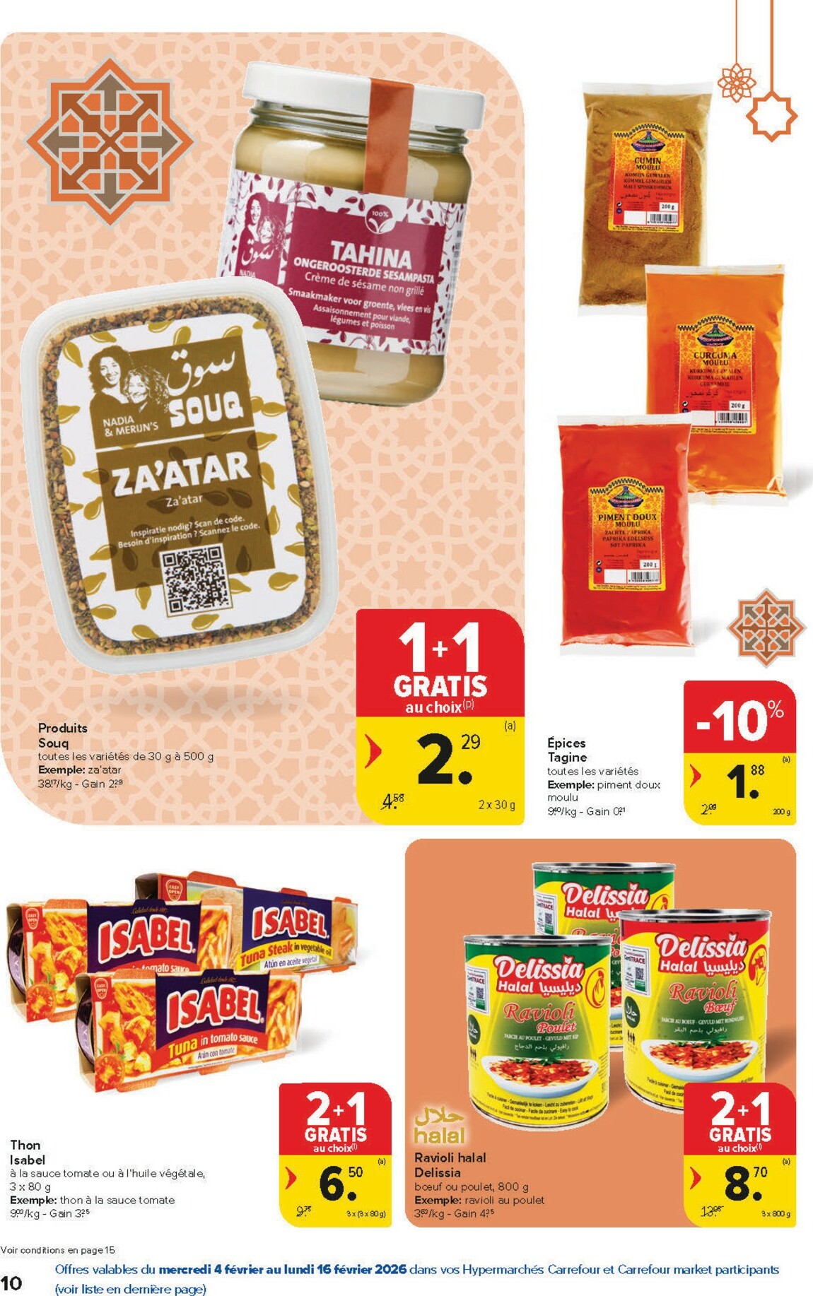 carrefour-market - De Carrefour Market - Saveurs d'Orient folder geldig vanaf 04/02/2026 t/m 16/02/2026 - page: 10