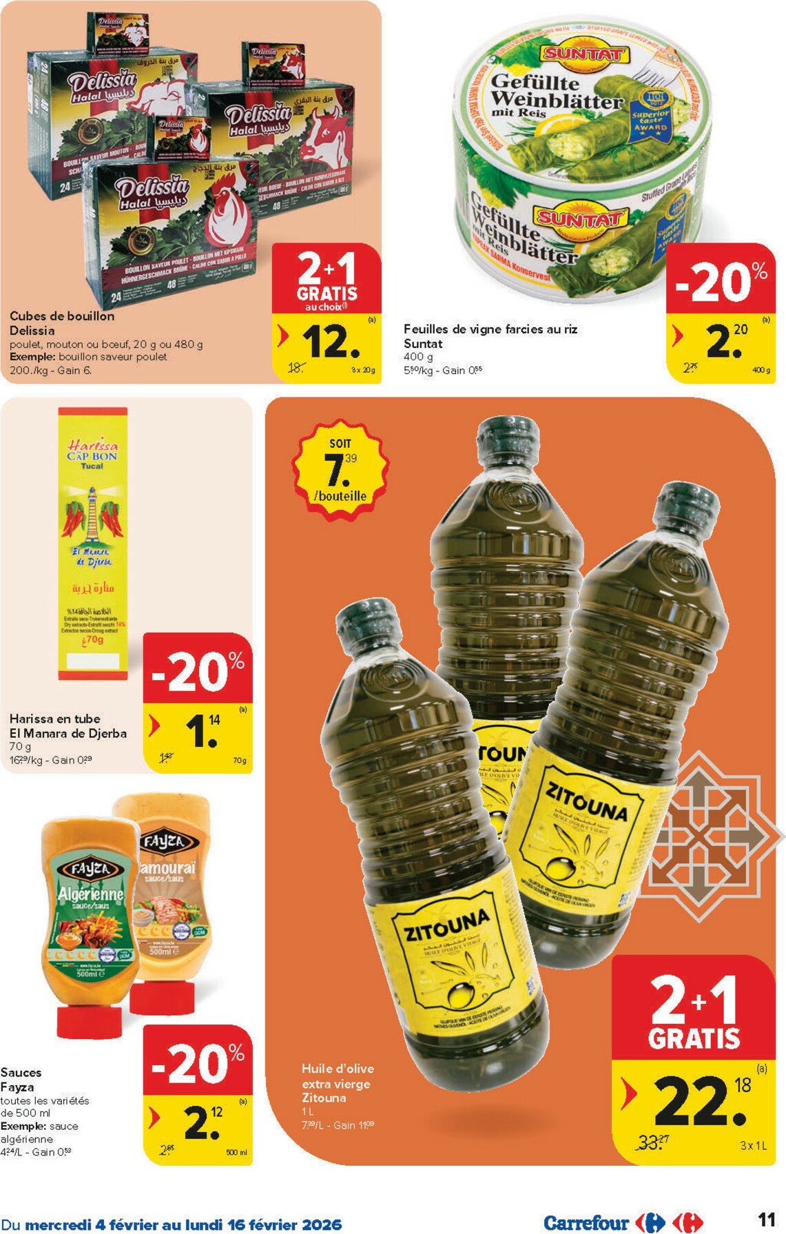 carrefour-market - De Carrefour Market - Saveurs d'Orient folder geldig vanaf 04/02/2026 t/m 16/02/2026 - page: 11