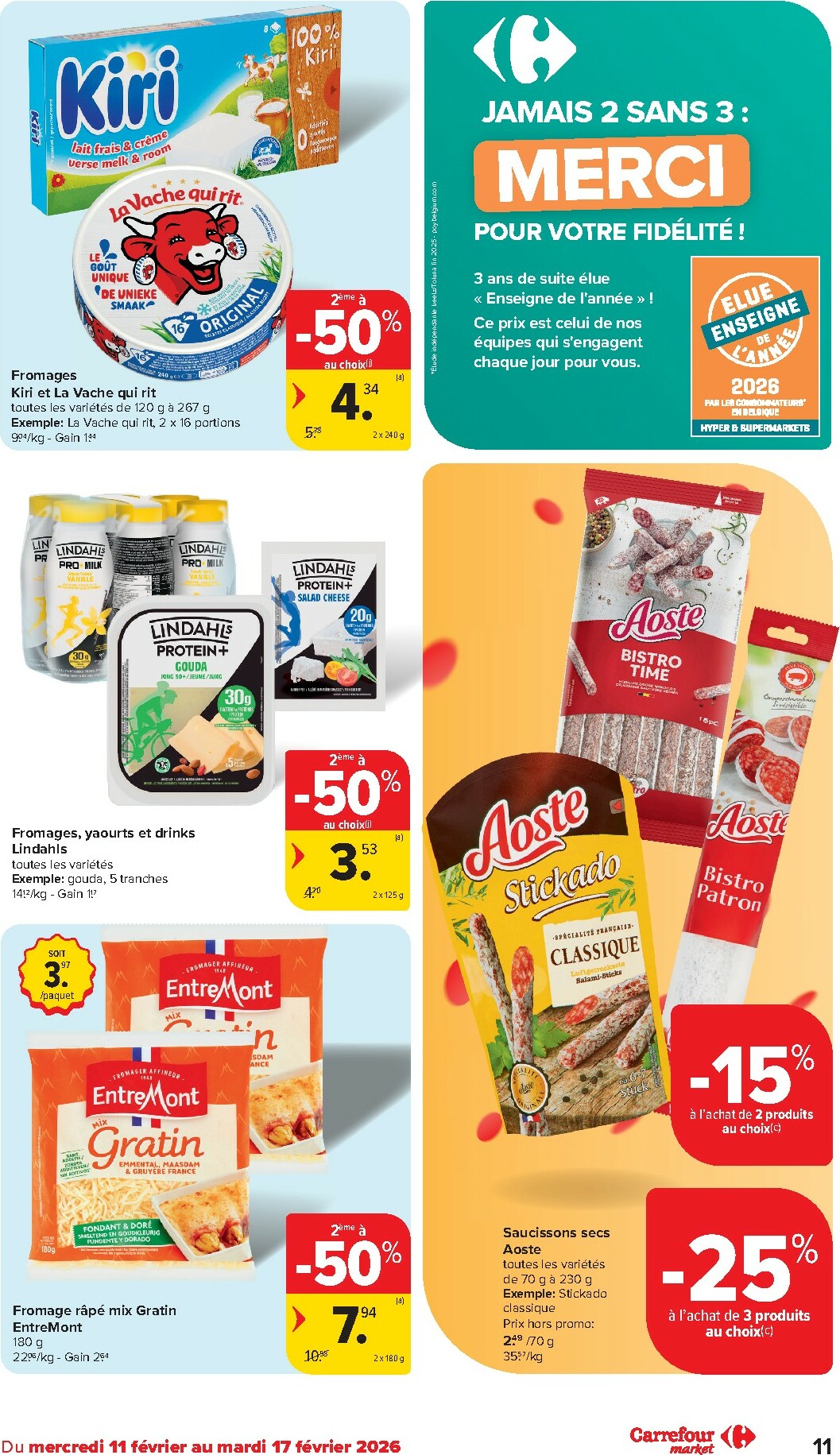 carrefour-market - De Carrefour Market folder geldig vanaf 11/02/2026 t/m 17/02/2026 - page: 11