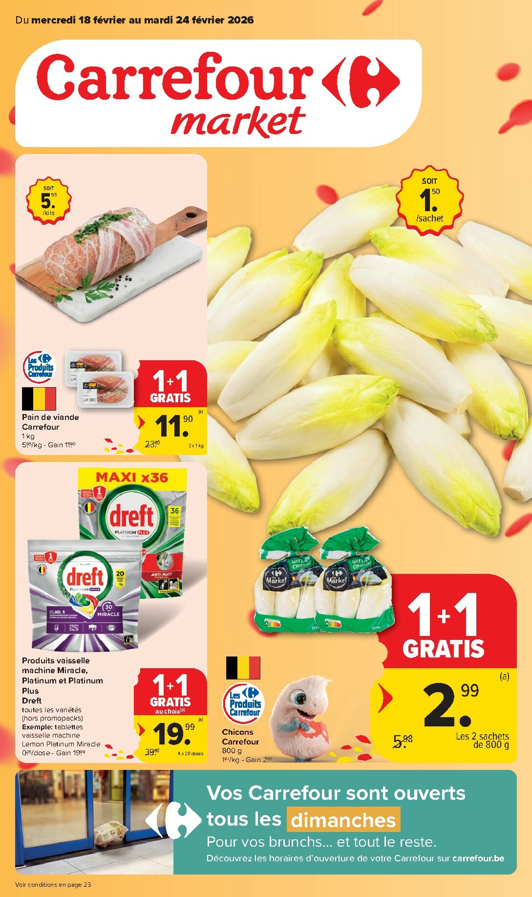 carrefour-market - De Carrefour Market folder geldig vanaf 18/02/2026 t/m 24/02/2026