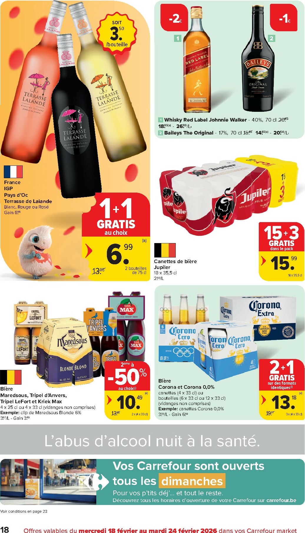 carrefour-market - De Carrefour Market folder geldig vanaf 18/02/2026 t/m 24/02/2026 - page: 18