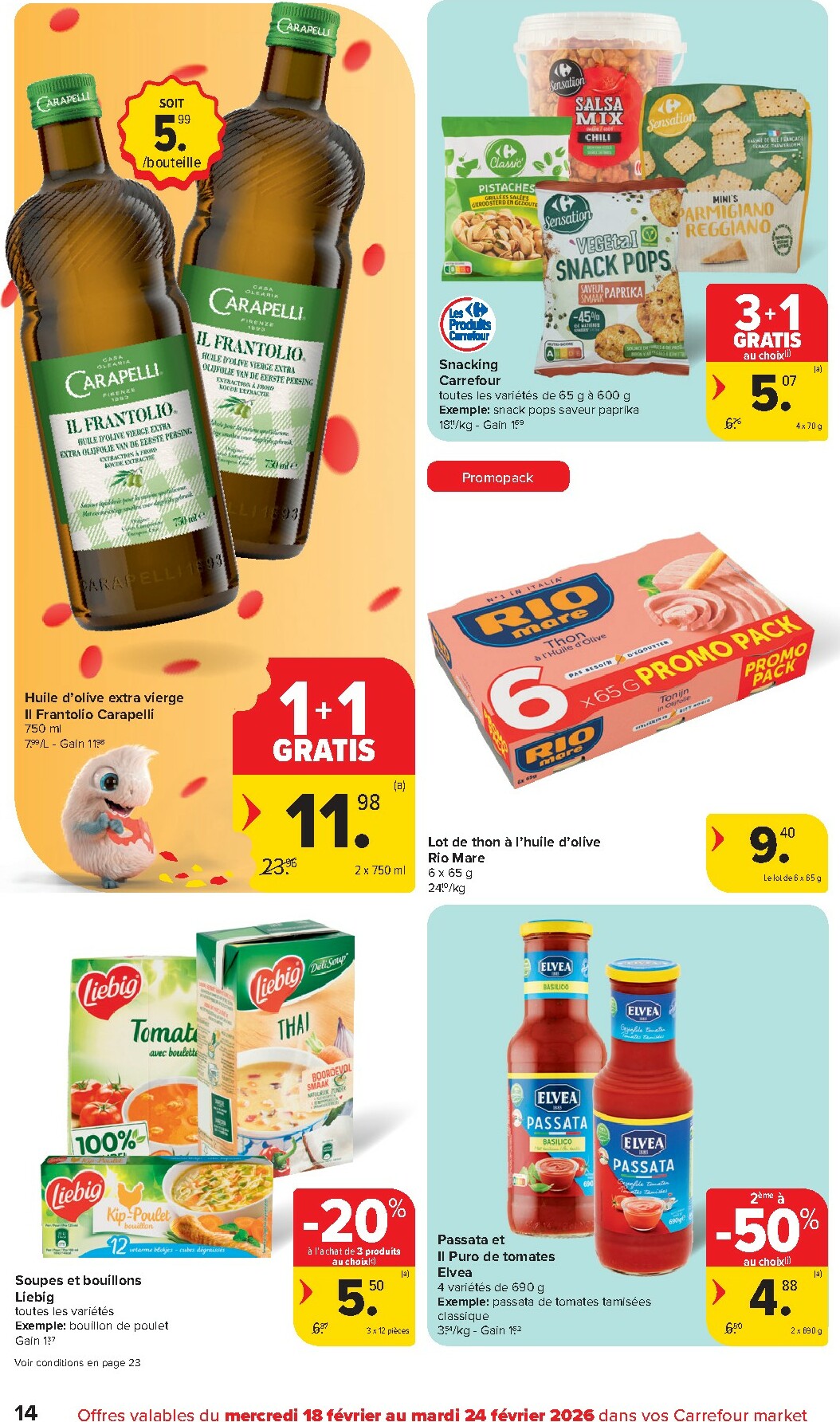 carrefour-market - De Carrefour Market folder geldig vanaf 18/02/2026 t/m 24/02/2026 - page: 14