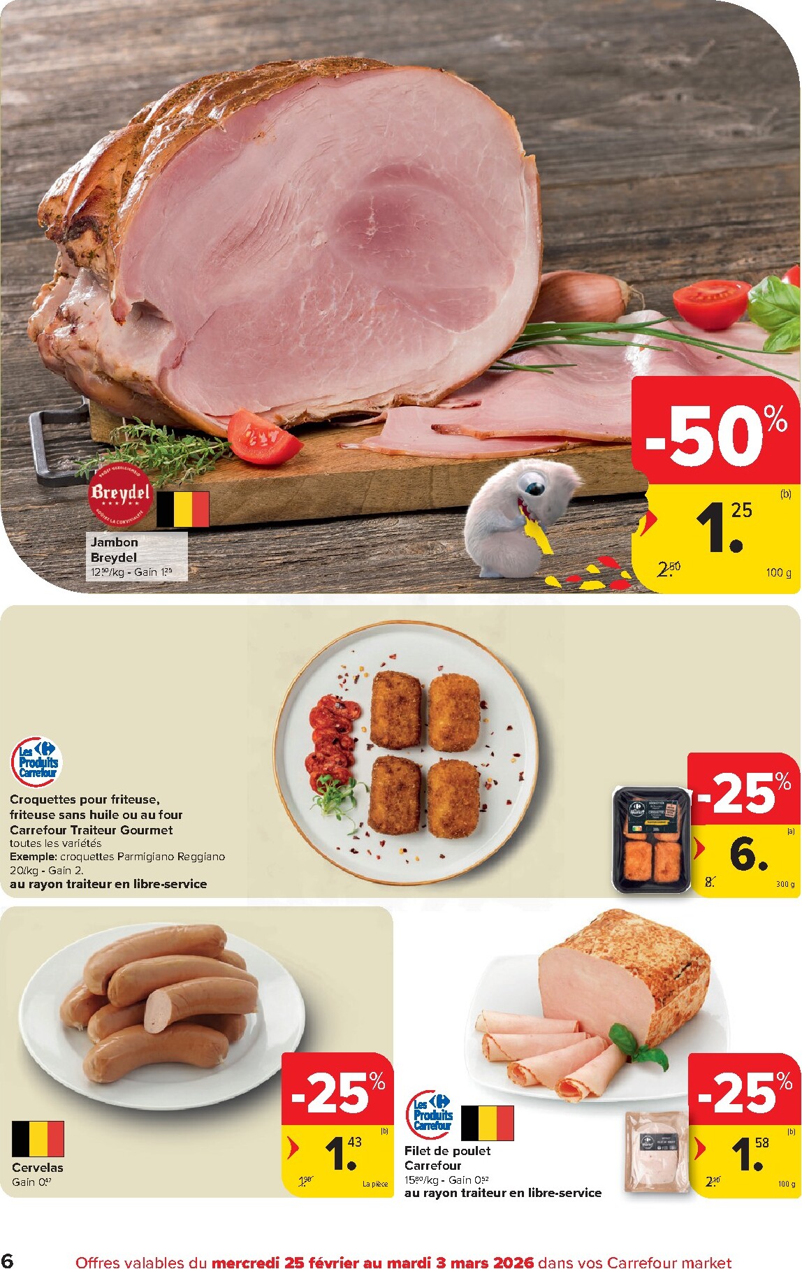 carrefour-market - De Carrefour Market folder geldig vanaf 25/02/2026 t/m 03/03/2026 - page: 6