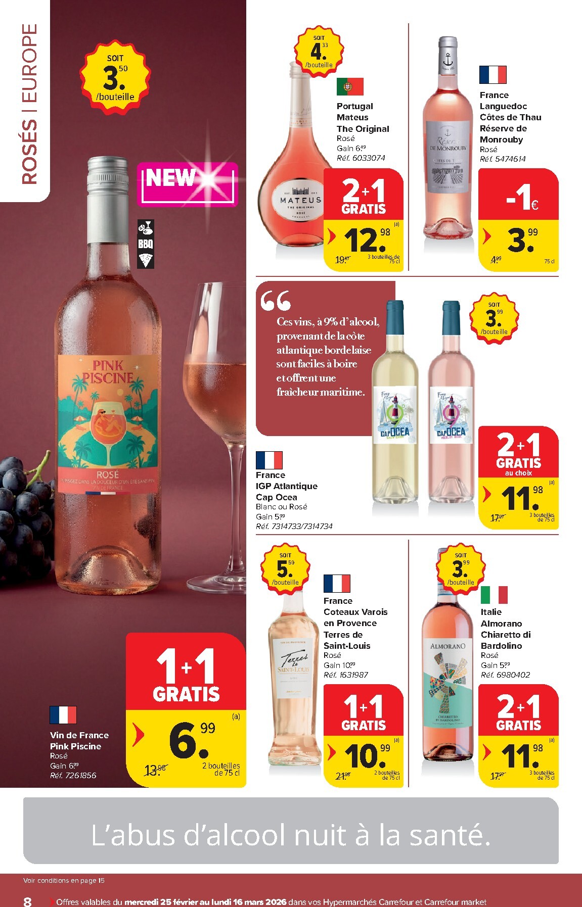 carrefour-market - De Carrefour Market - Le Goût des Bons Plans folder geldig vanaf 25/02/2026 t/m 16/03/2026 - page: 8