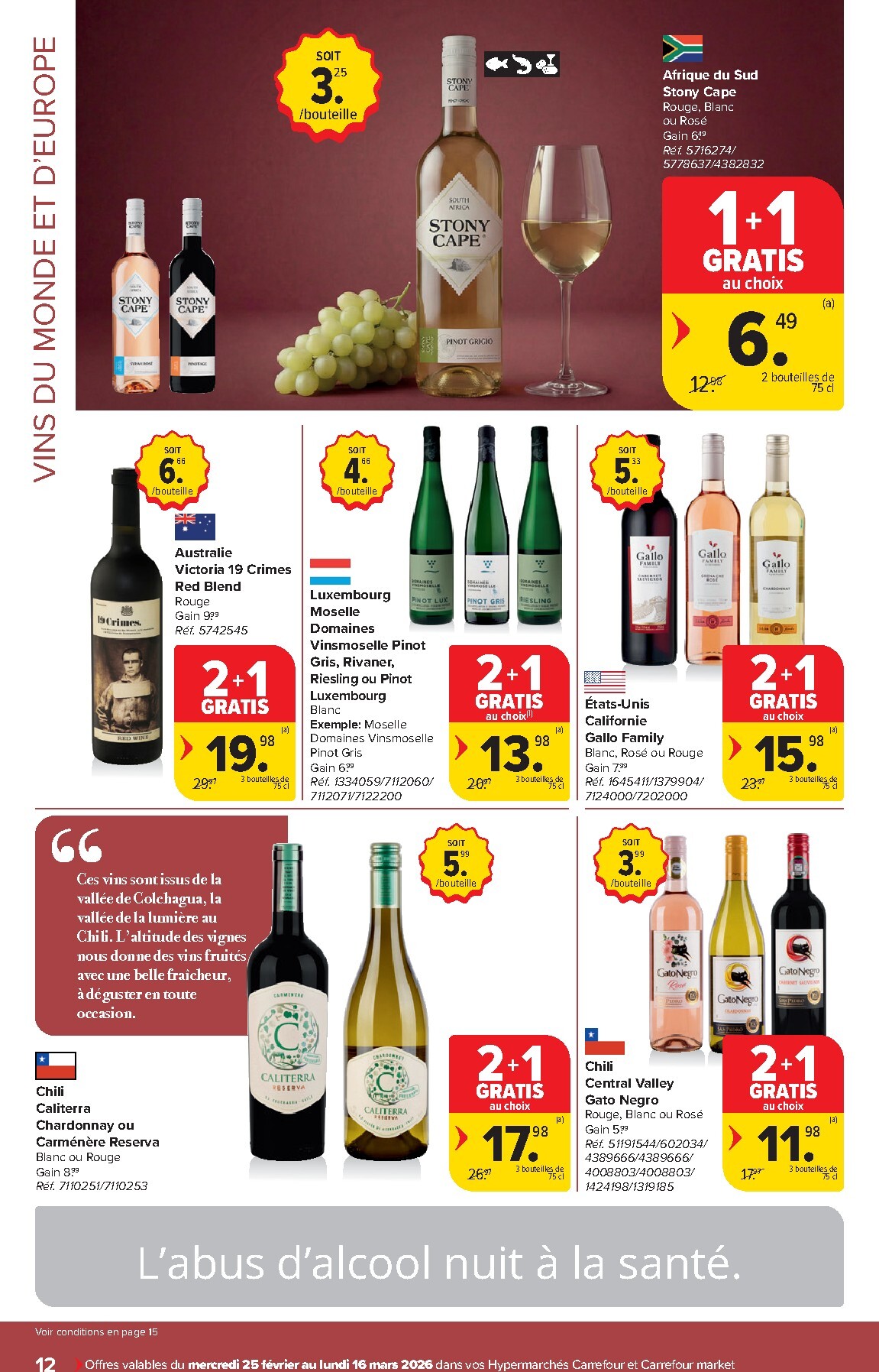 carrefour-market - De Carrefour Market - Le Goût des Bons Plans folder geldig vanaf 25/02/2026 t/m 16/03/2026 - page: 12