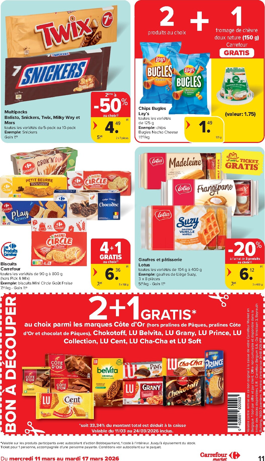 carrefour-market - De Carrefour Market folder geldig vanaf 11/03/2026 t/m 17/03/2026 - page: 11