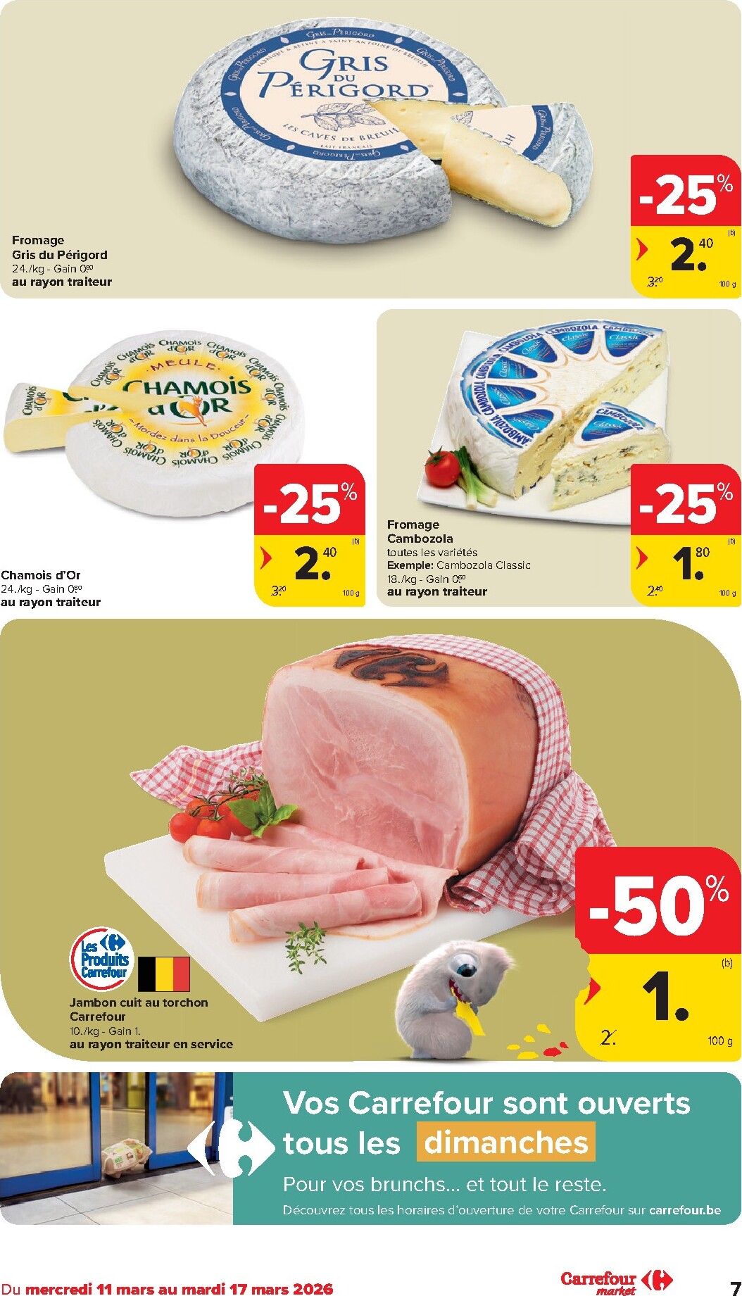 carrefour-market - De Carrefour Market folder geldig vanaf 11/03/2026 t/m 17/03/2026 - page: 7