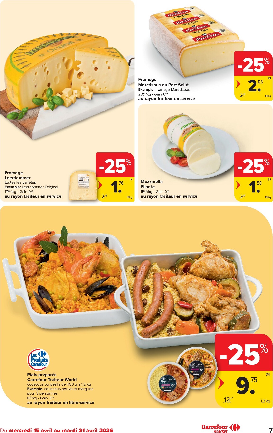 carrefour-market - Carrefour Market folder voor volgende week van woensdag 15/04/2026 tot dinsdag 21/04/2026 - page: 7