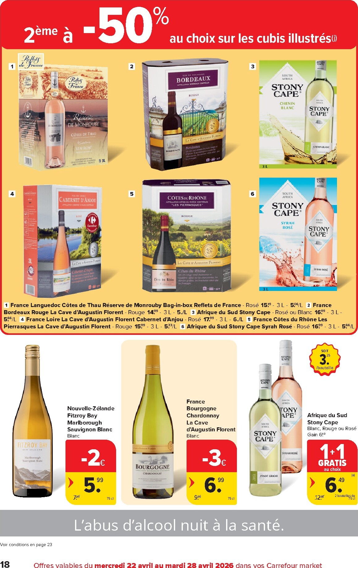 carrefour-market - Carrefour Market folder voor volgende week van woensdag 22/04/2026 tot dinsdag 28/04/2026 - page: 18
